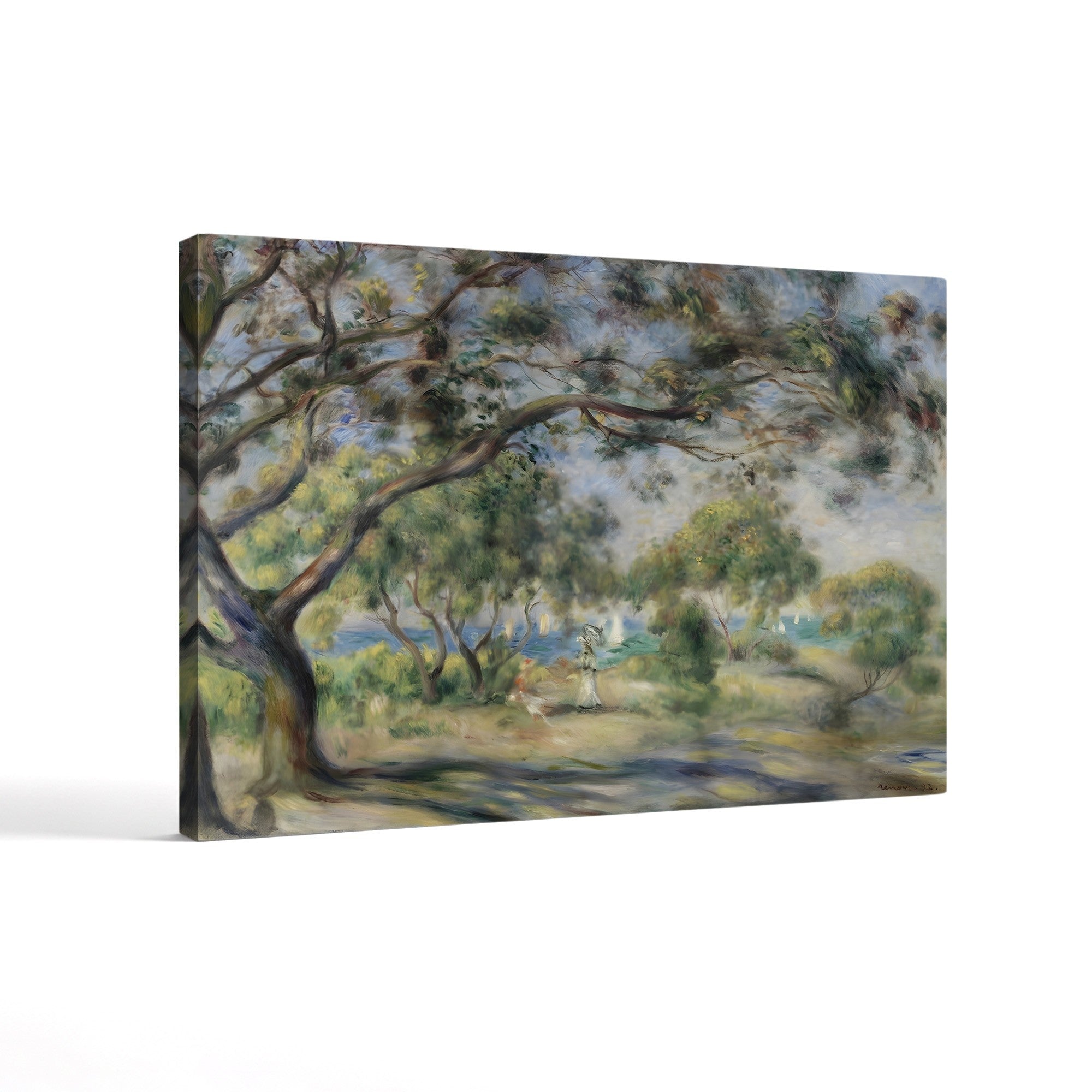 Bois de la Chaise, Noirmoutier, 1892 – Pierre-Auguste Renoir Wall Art | Impressionist Woodland Canvas Print