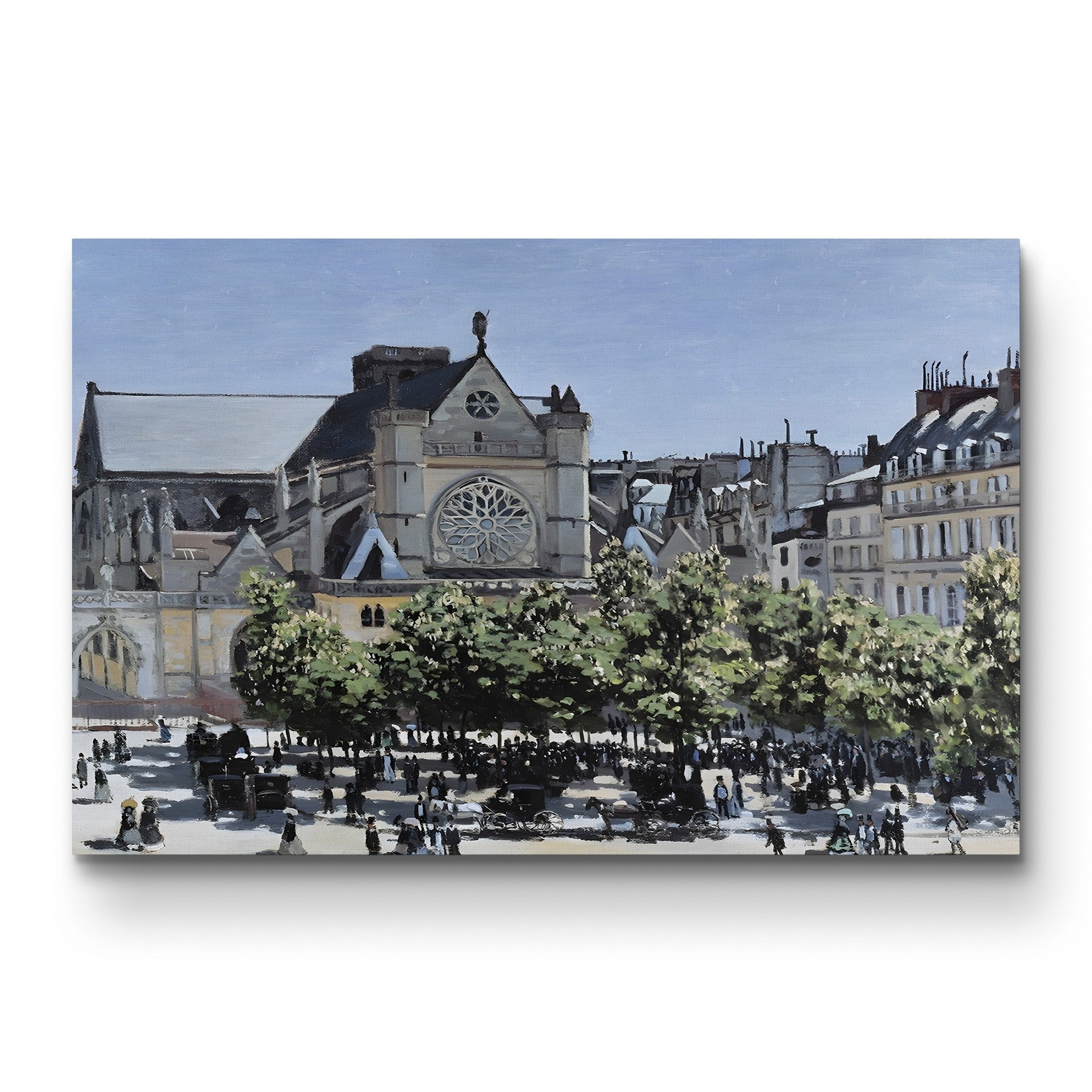 The Church of Saint-Germain-l’Auxerrois (Saint-Germain-l’Auxerrois, Paris), 1867 by Claude Monet