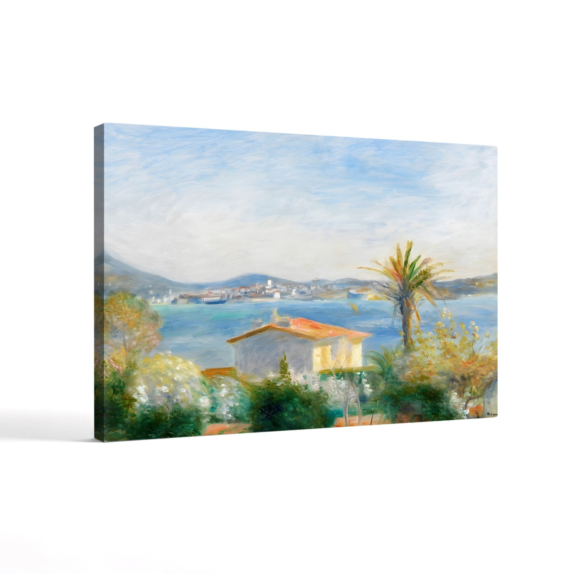 Tamaris, France, c.1885 – Pierre-Auguste Renoir Wall Art | Impressionist Mediterranean Canvas Print
