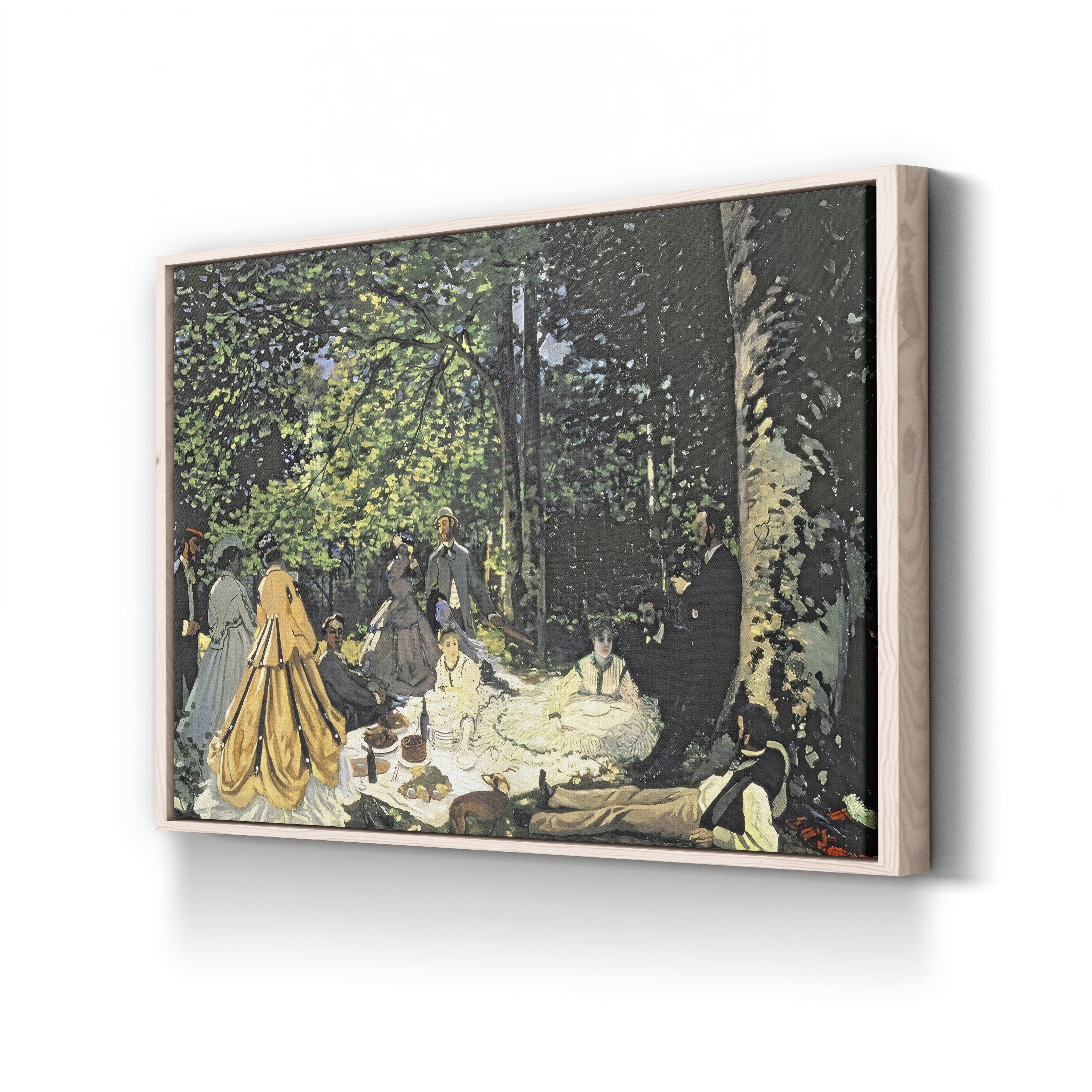 Luncheon on the Grass (Le Déjeuner sur l’herbe), 1865-66 by Claude Monet