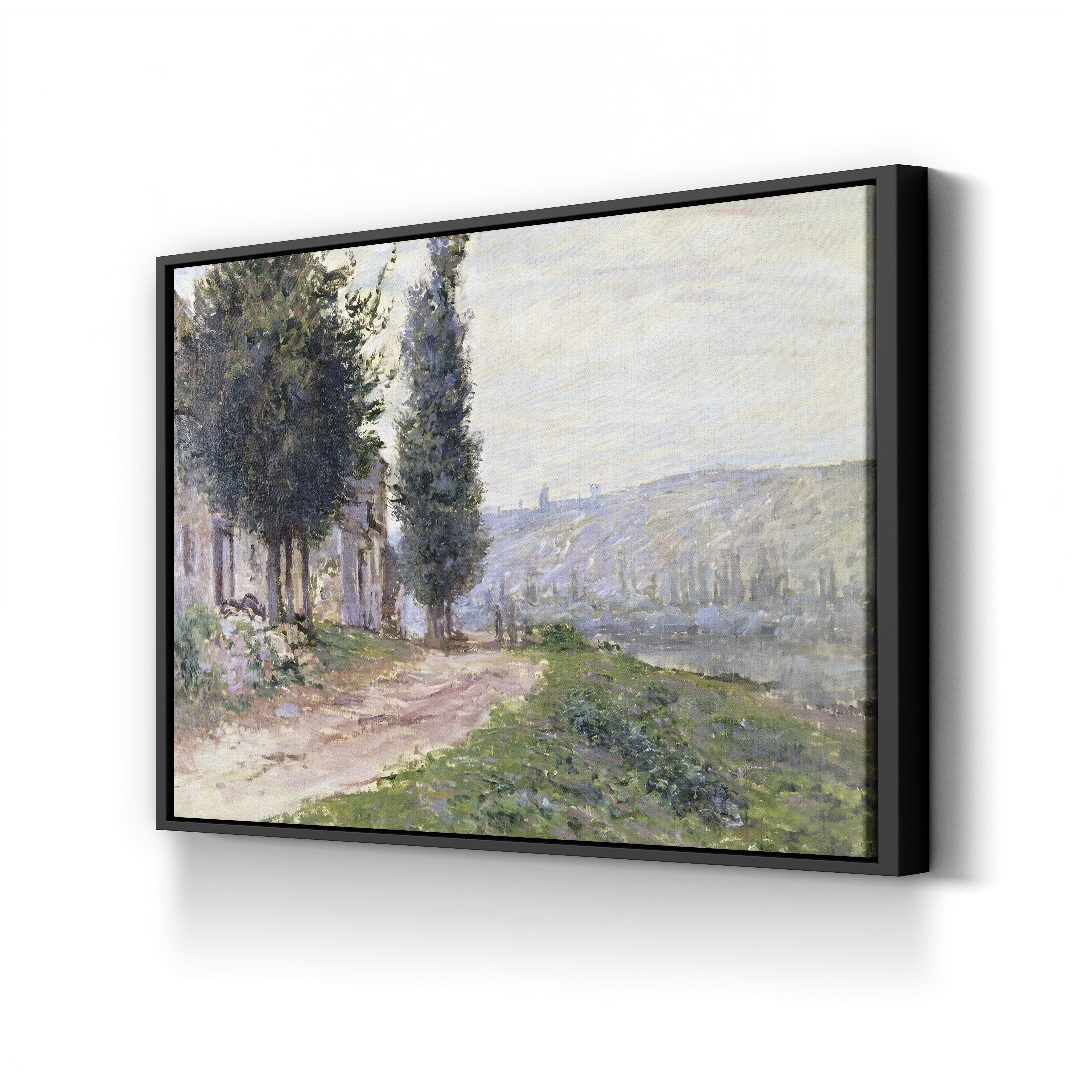 Riverbank at Lavacourt (La Berge à Lavacourt), 1879 by Claude Monet
