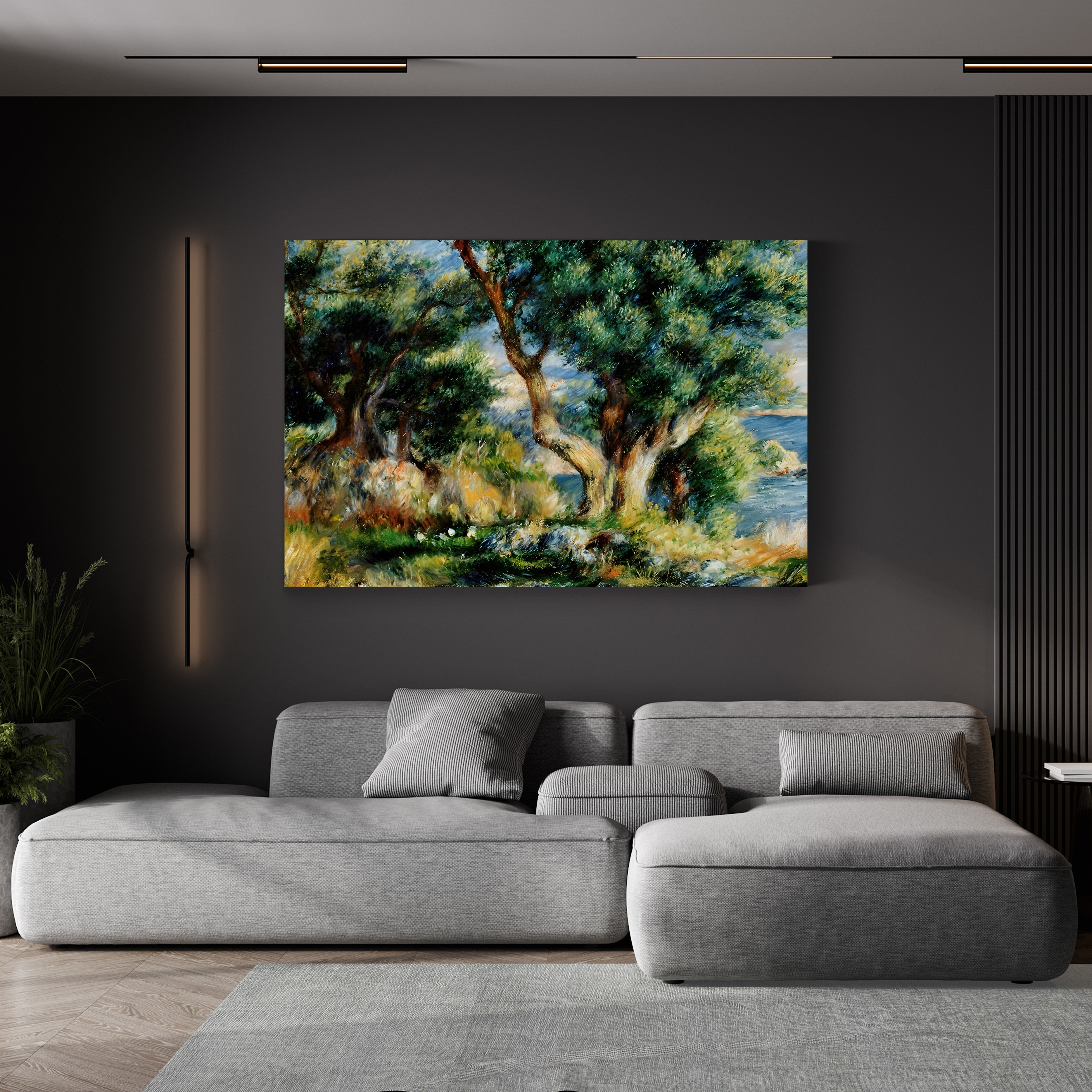 Landscape Near Menton – Renoir Wall Art | Impressionist Landscape