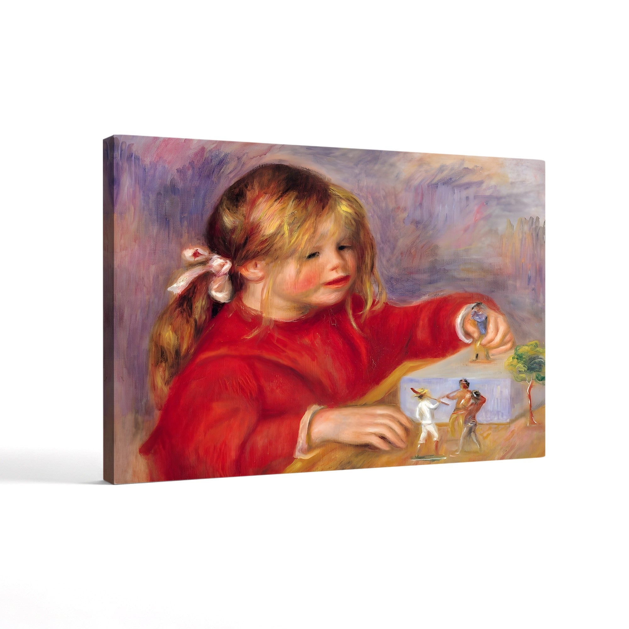 Claude Renoir at Play, 1905 – Pierre-Auguste Renoir Wall Art | Impressionist Childhood Canvas Print
