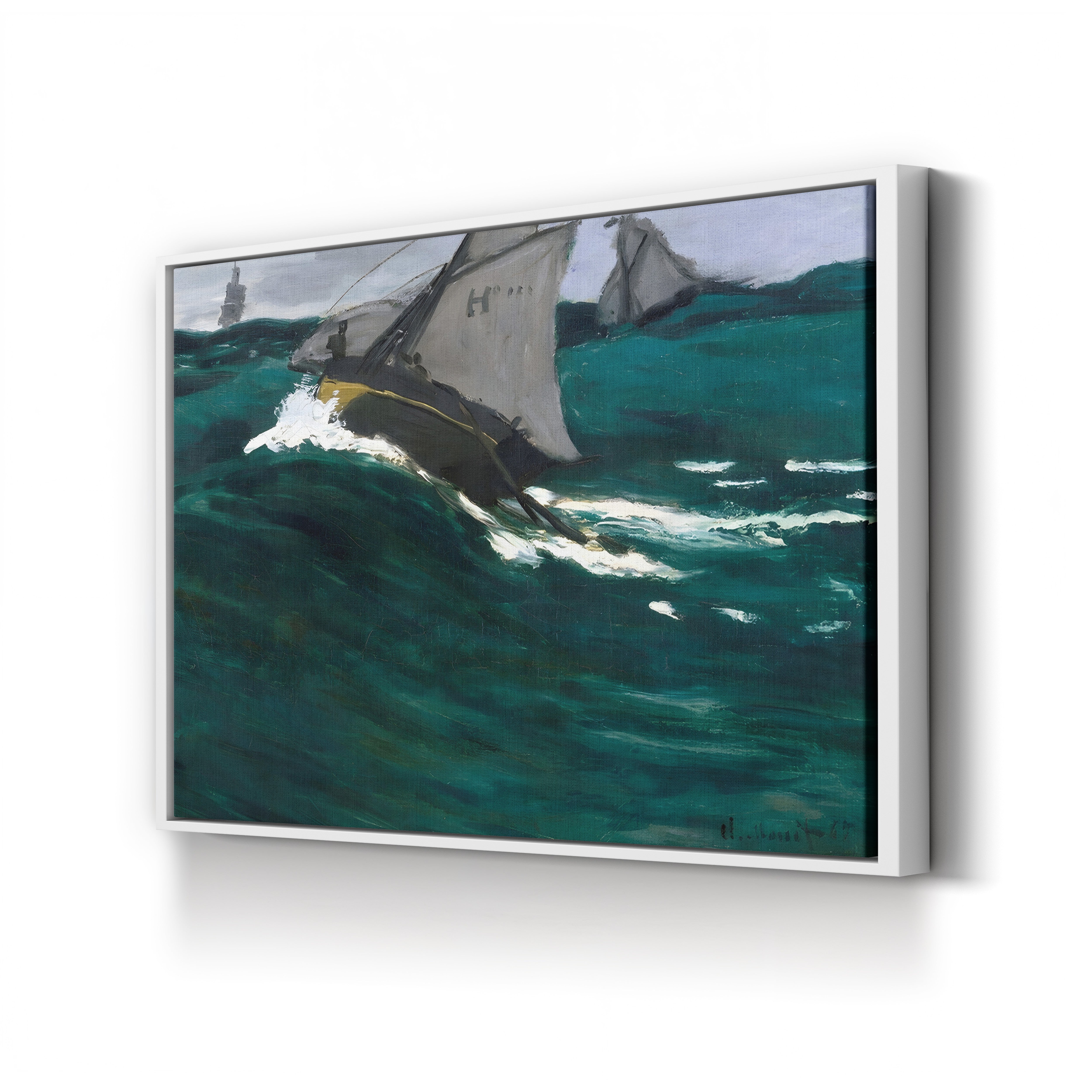 The Green Wave (La Vague verte), 1866 by Claude Monet