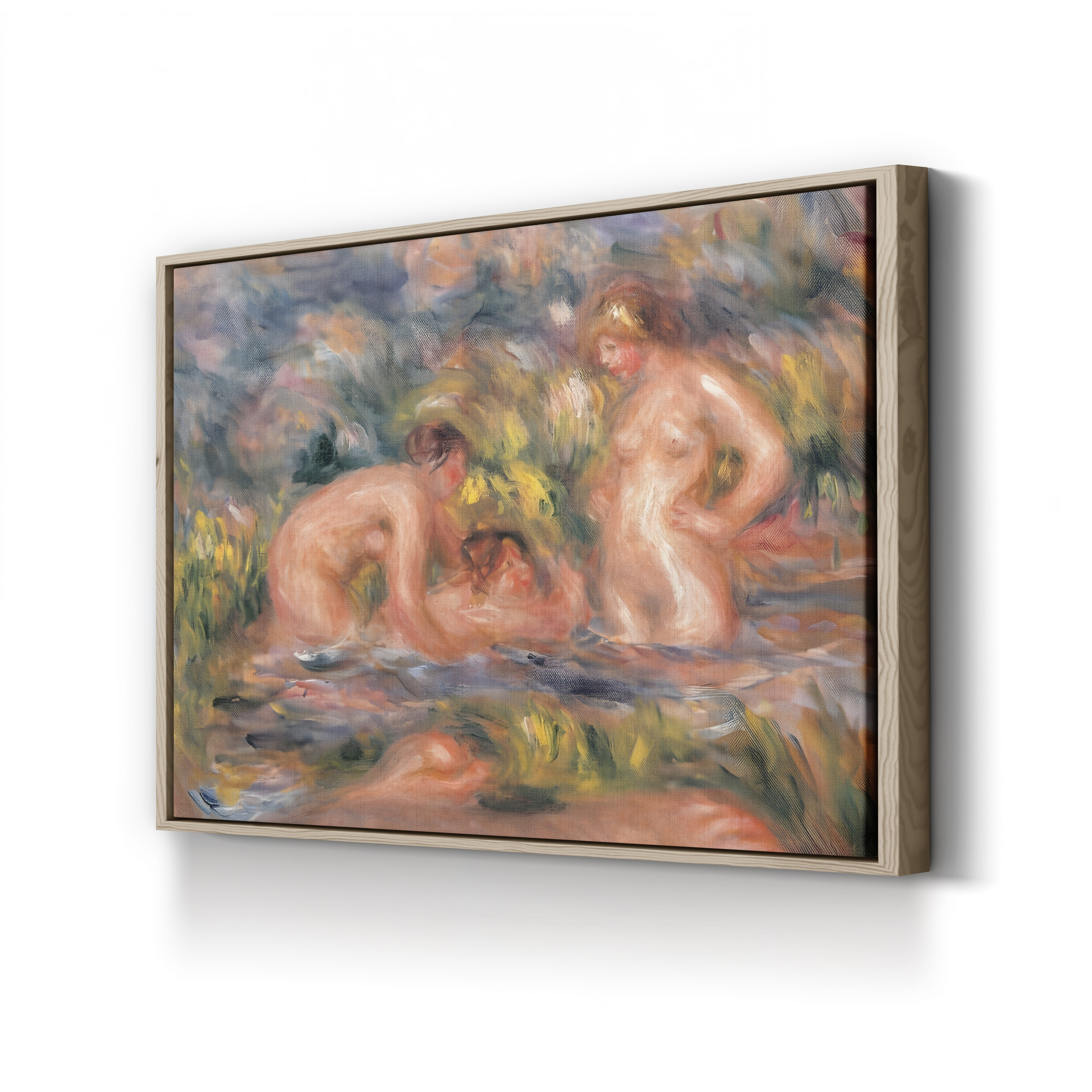 Bathers, c. 1918–1919 – Pierre-Auguste Renoir Wall Art | Late Impressionist Nude Canvas Print