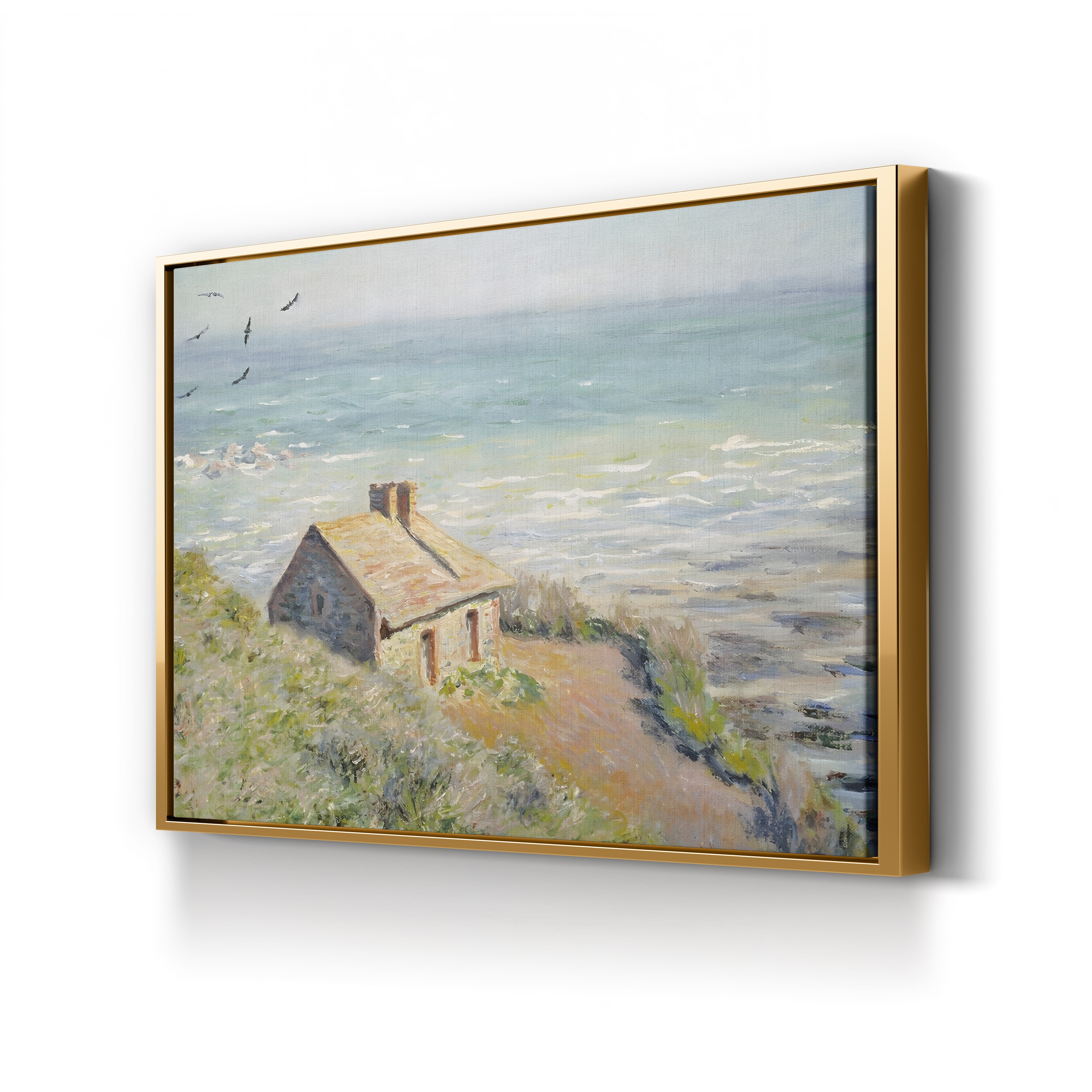 The Customs Hut, Morning (La Cabane du douanier, effet du matin), 1882 by Claude Monet
