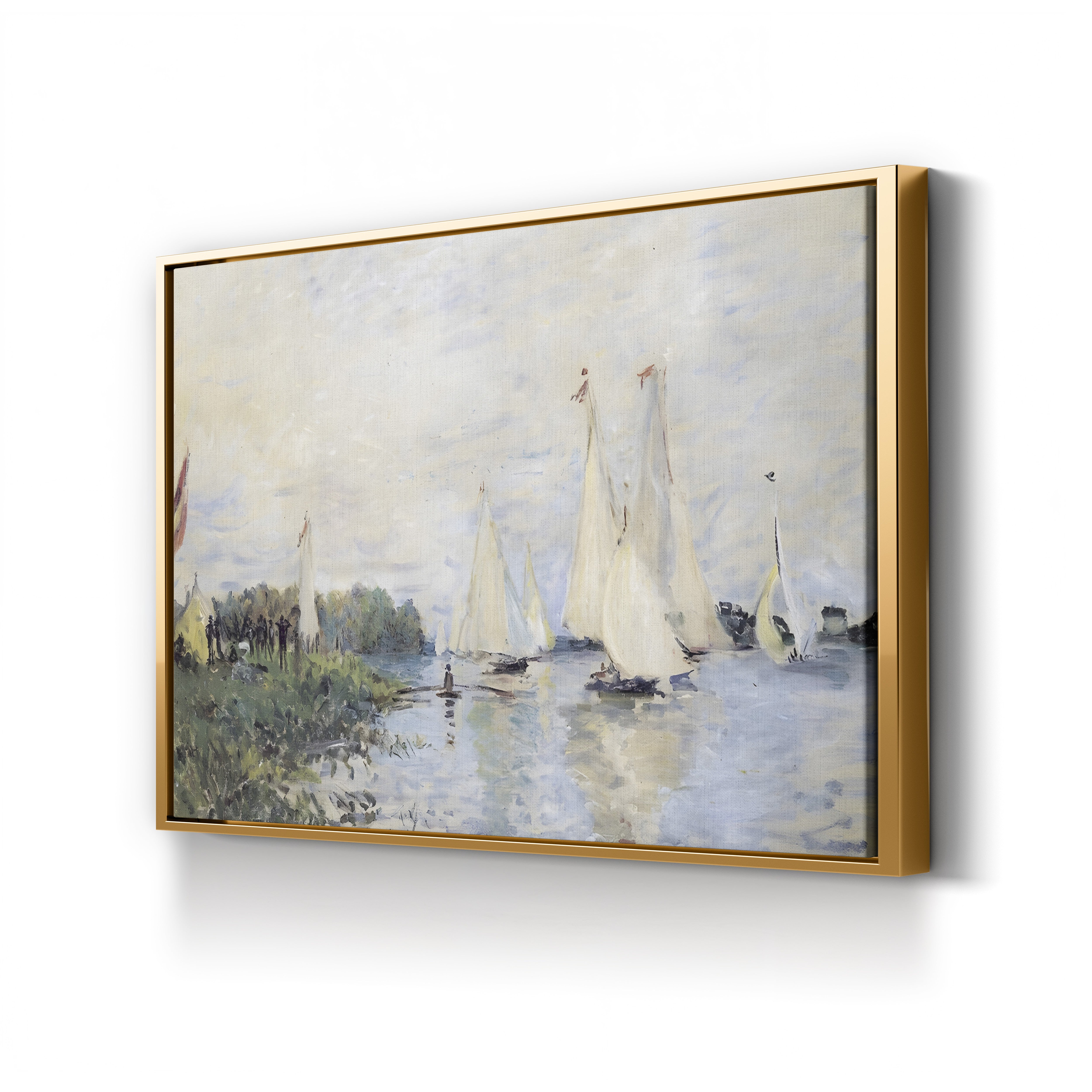 Regatta at Argenteuil (Les Barques, Régates à Argenteuil), 1874 by Claude Monet