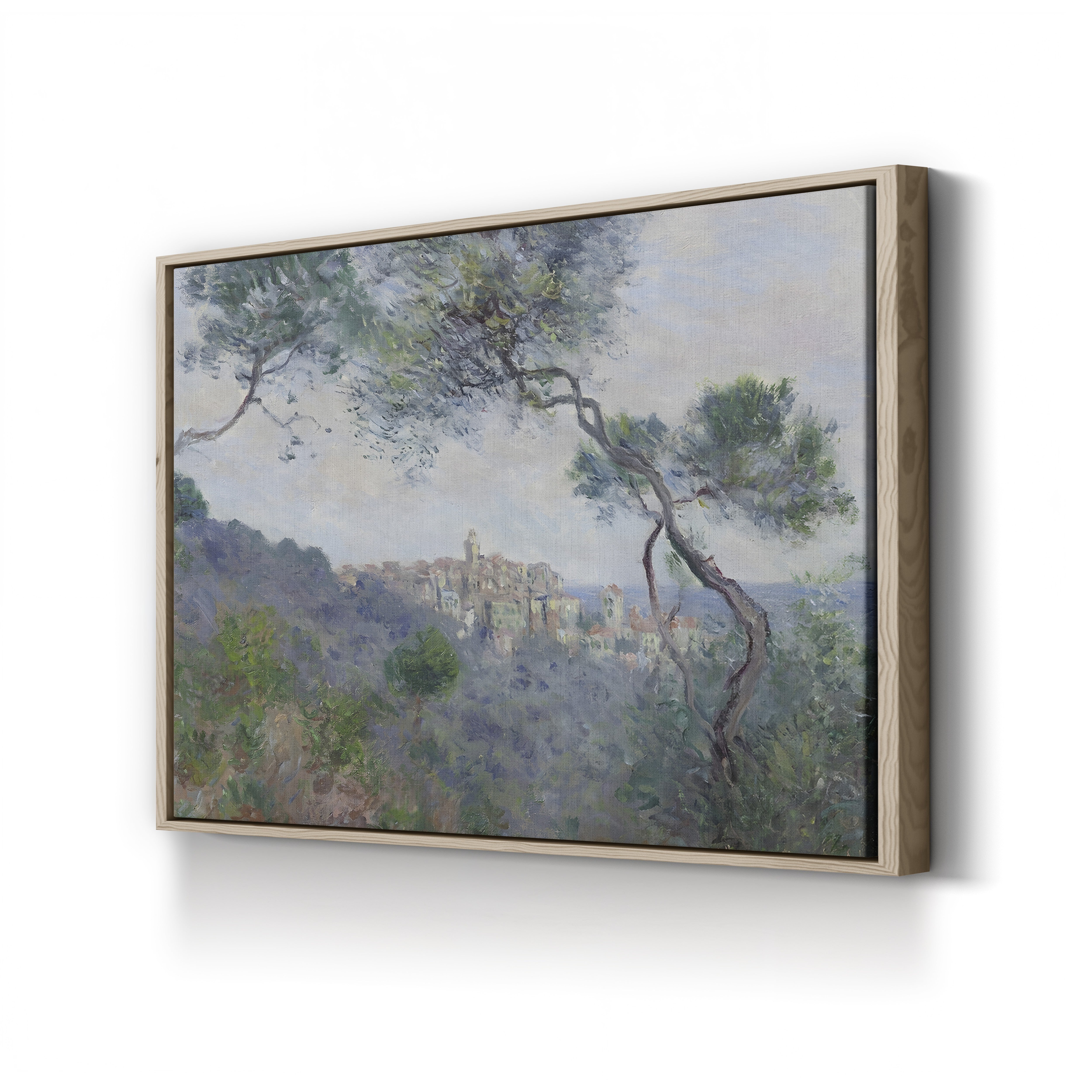 Bordighera, Italy, 1884 – Claude Monet Wall Art | Impressionist Italian Riviera Canvas Print
