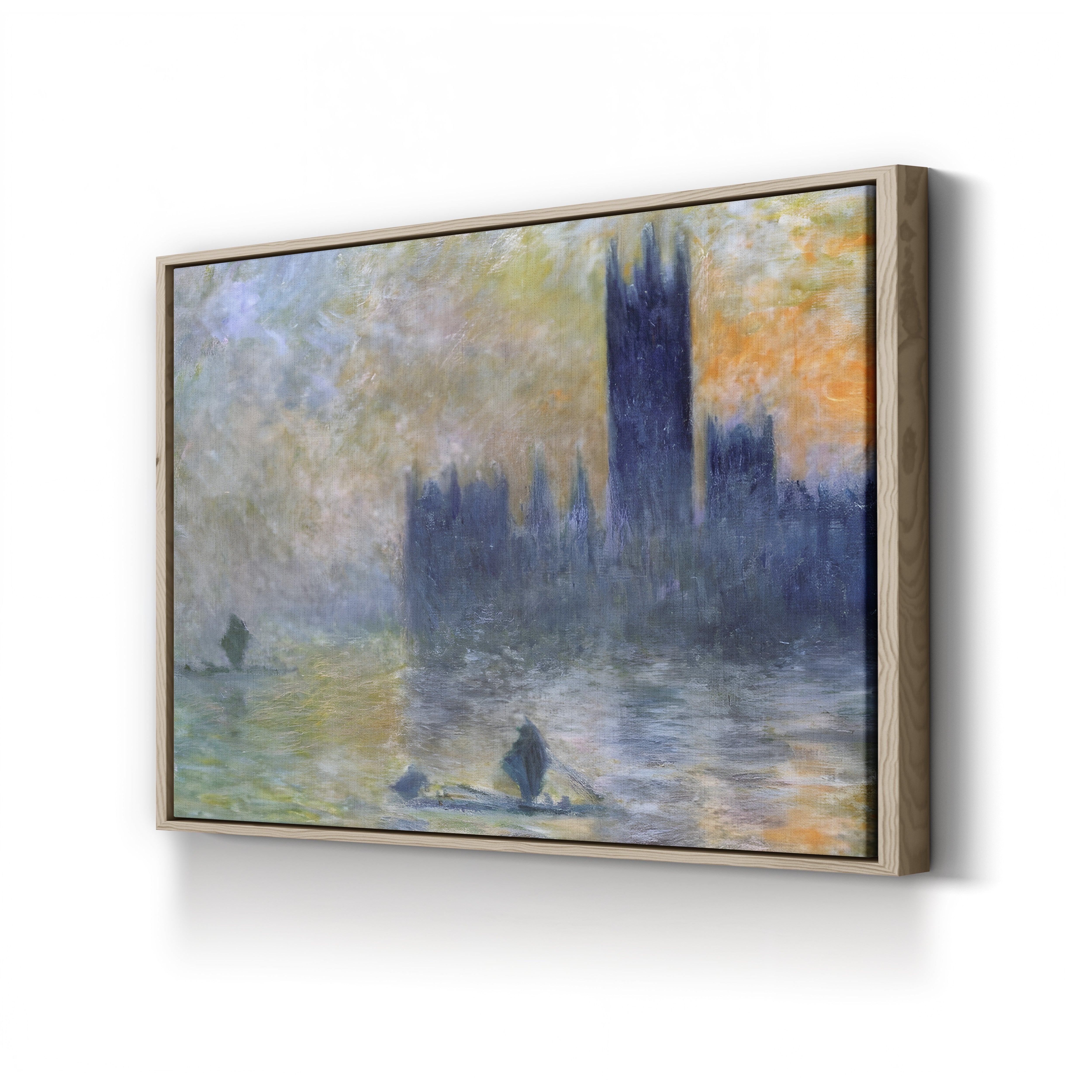 The Houses of Parliament, Effect of Fog (Le Parlement, effet de brouillard), 1903-04 by Claude Monet