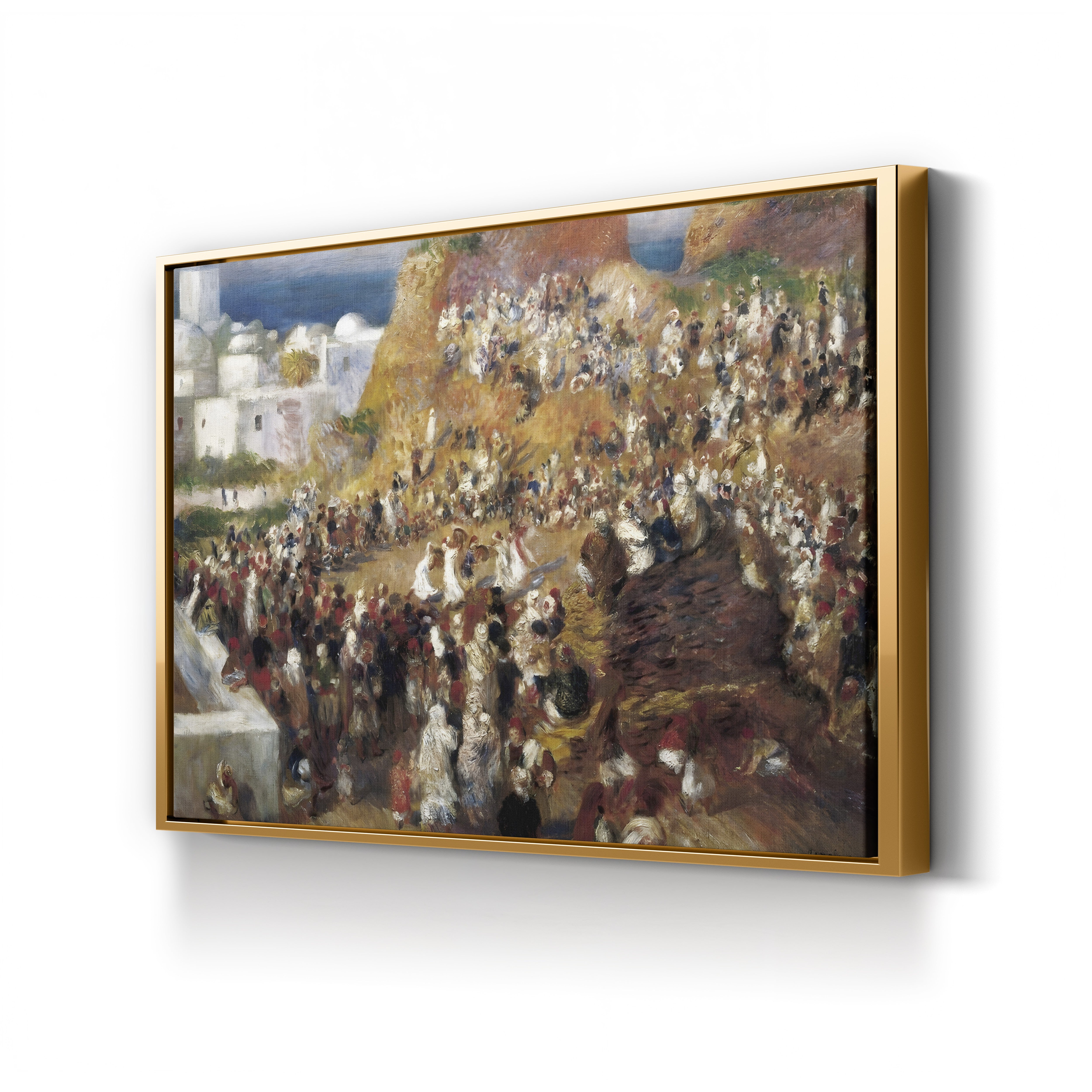 The Mosque, Arab Festival, 1881 – Pierre-Auguste Renoir Wall Art | Impressionist Algeria Canvas Print