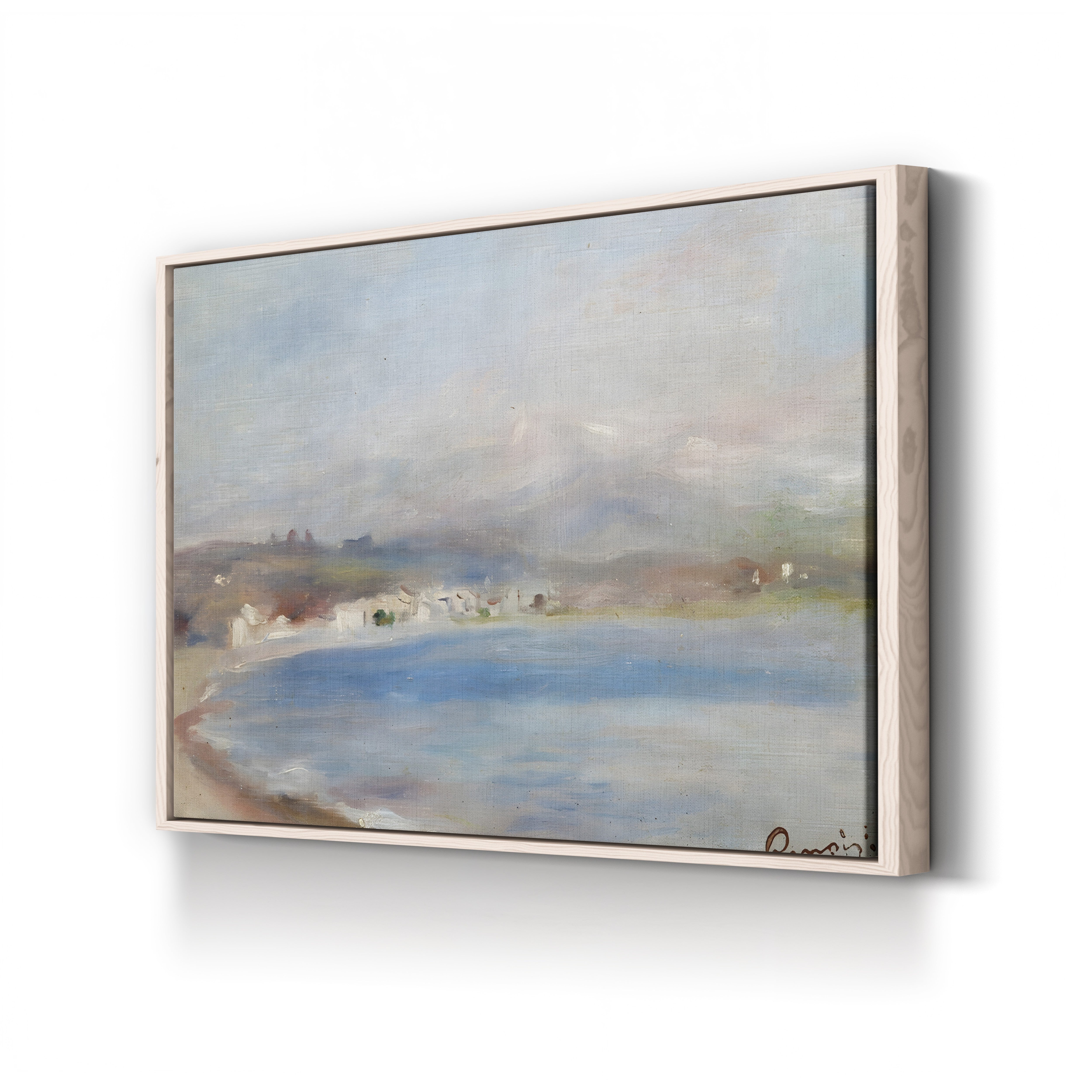 Cros de Cagnes, Mer et Montagnes, c. 1910 – Pierre-Auguste Renoir Wall Art | Late Impressionist Coastal Canvas Print