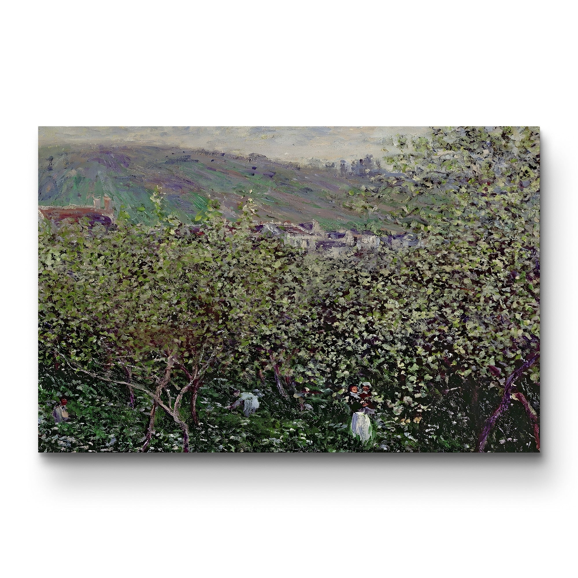 Fruit Pickers, 1879 – Claude Monet Wall Art | Impressionist Figurative Landscape Canvas Print