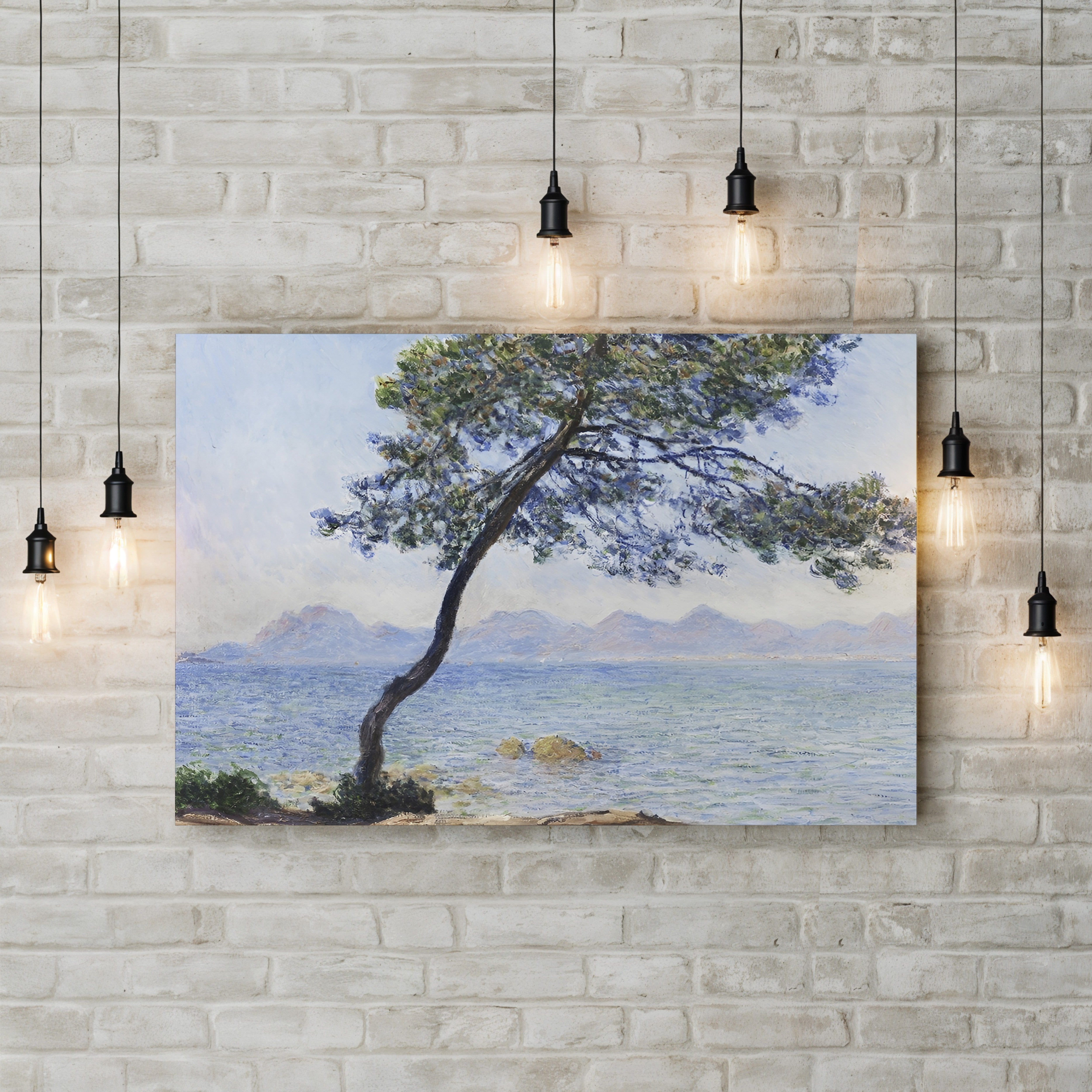Antibes, 1888 – Claude Monet Wall Art | Impressionist Mediterranean Coastal Canvas Print