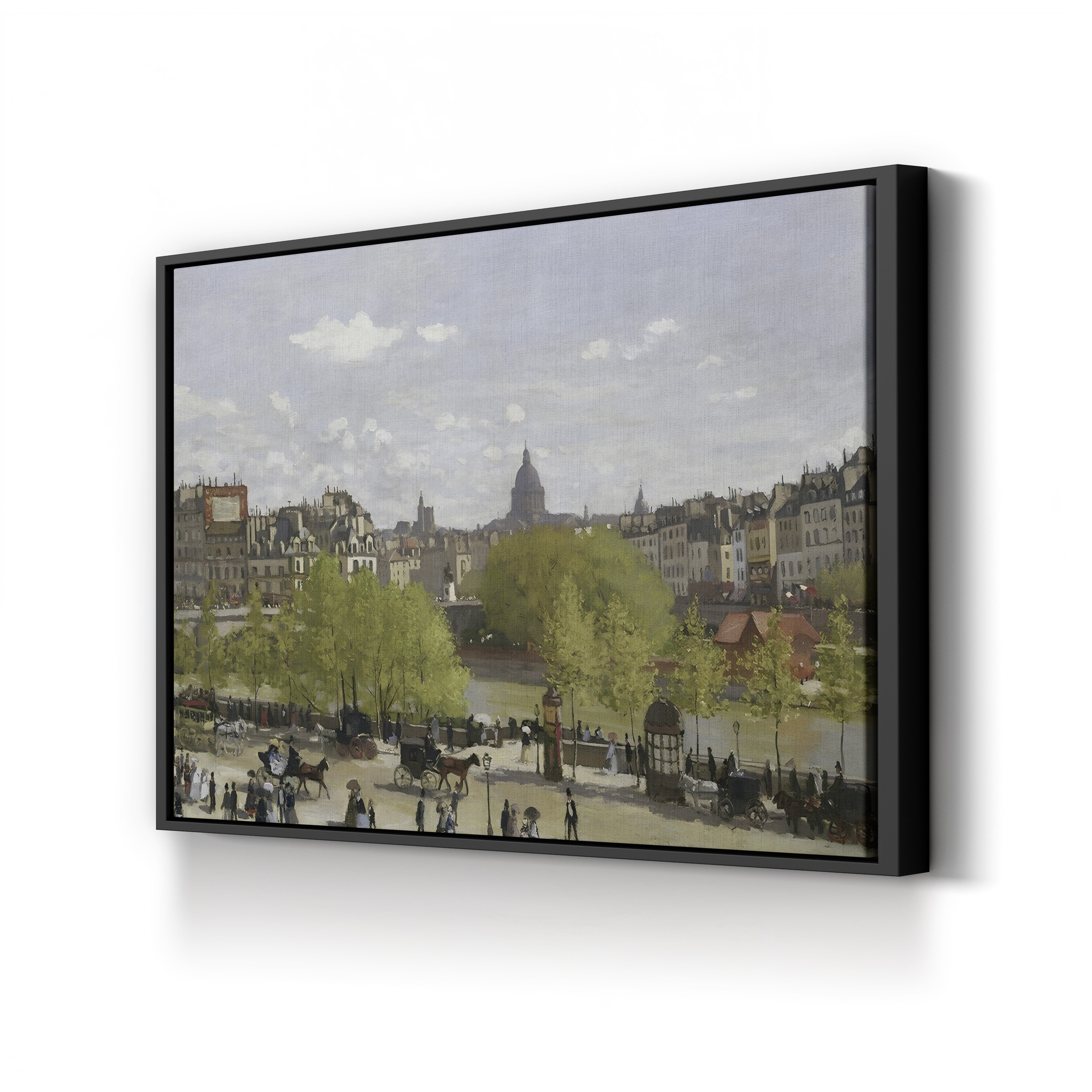 Quai du Louvre, Paris (Le Quai du Louvre), 1866-67 by Claude Monet