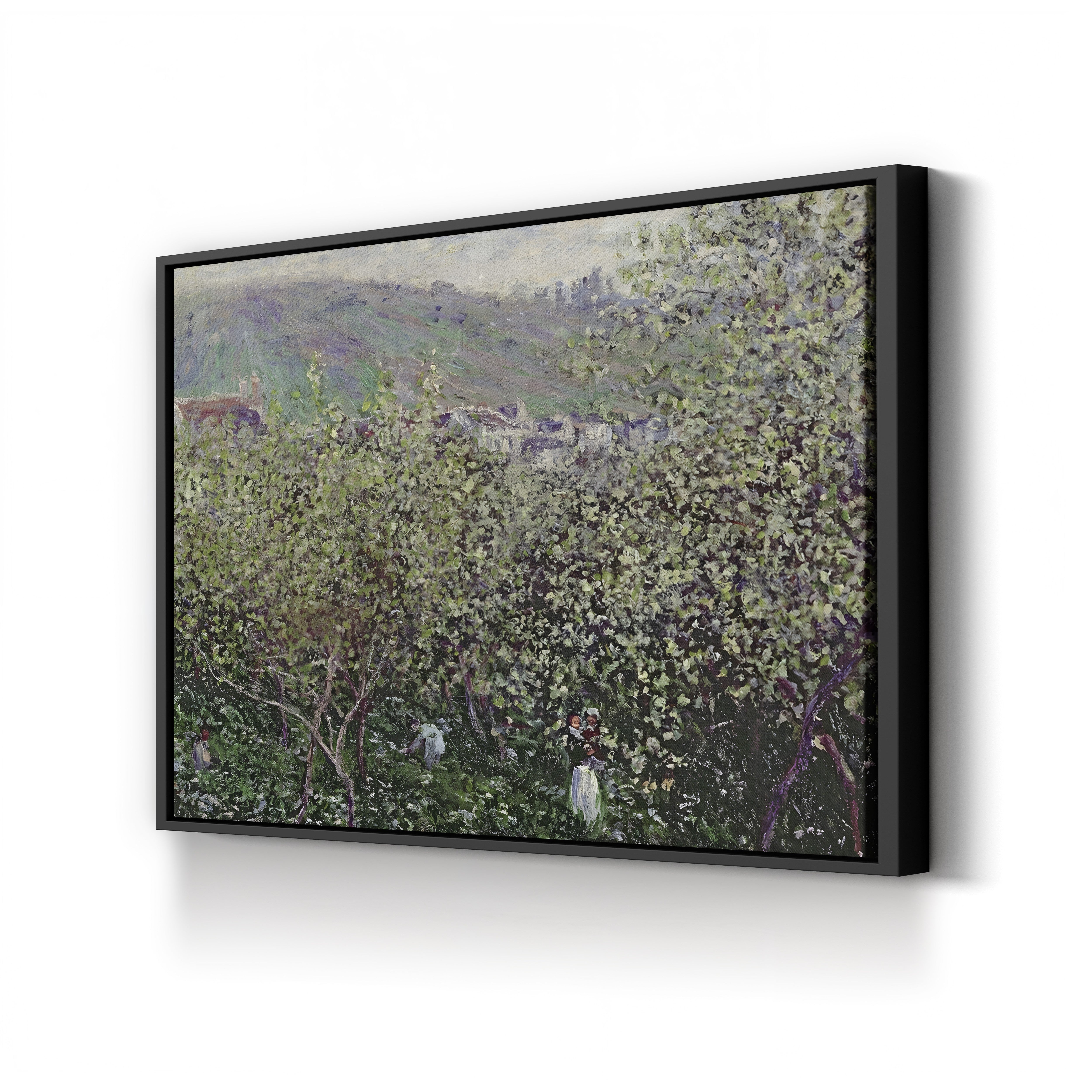 Fruit Pickers, 1879 – Claude Monet Wall Art | Impressionist Figurative Landscape Canvas Print