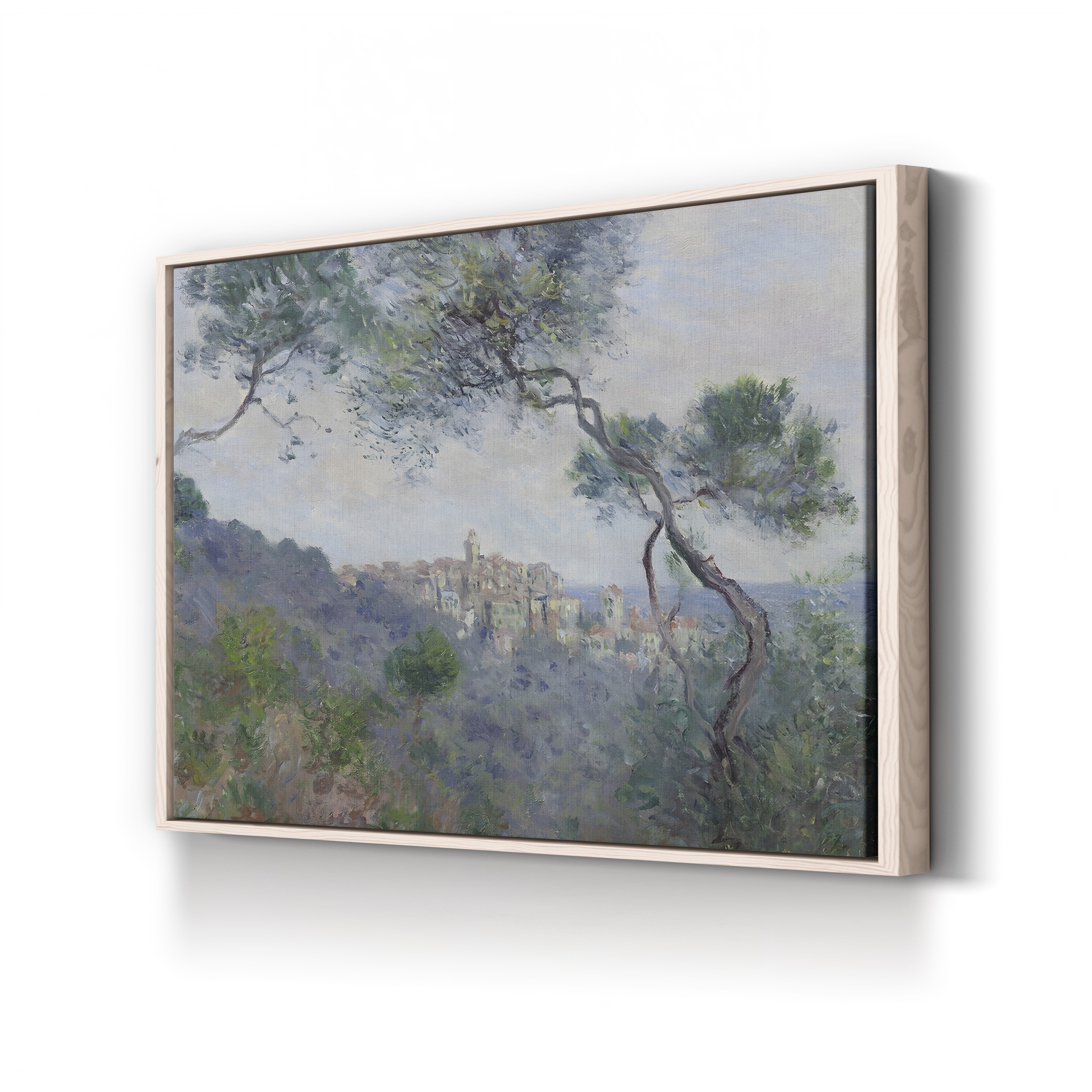 Bordighera, Italy, 1884 – Claude Monet Wall Art | Impressionist Italian Riviera Canvas Print
