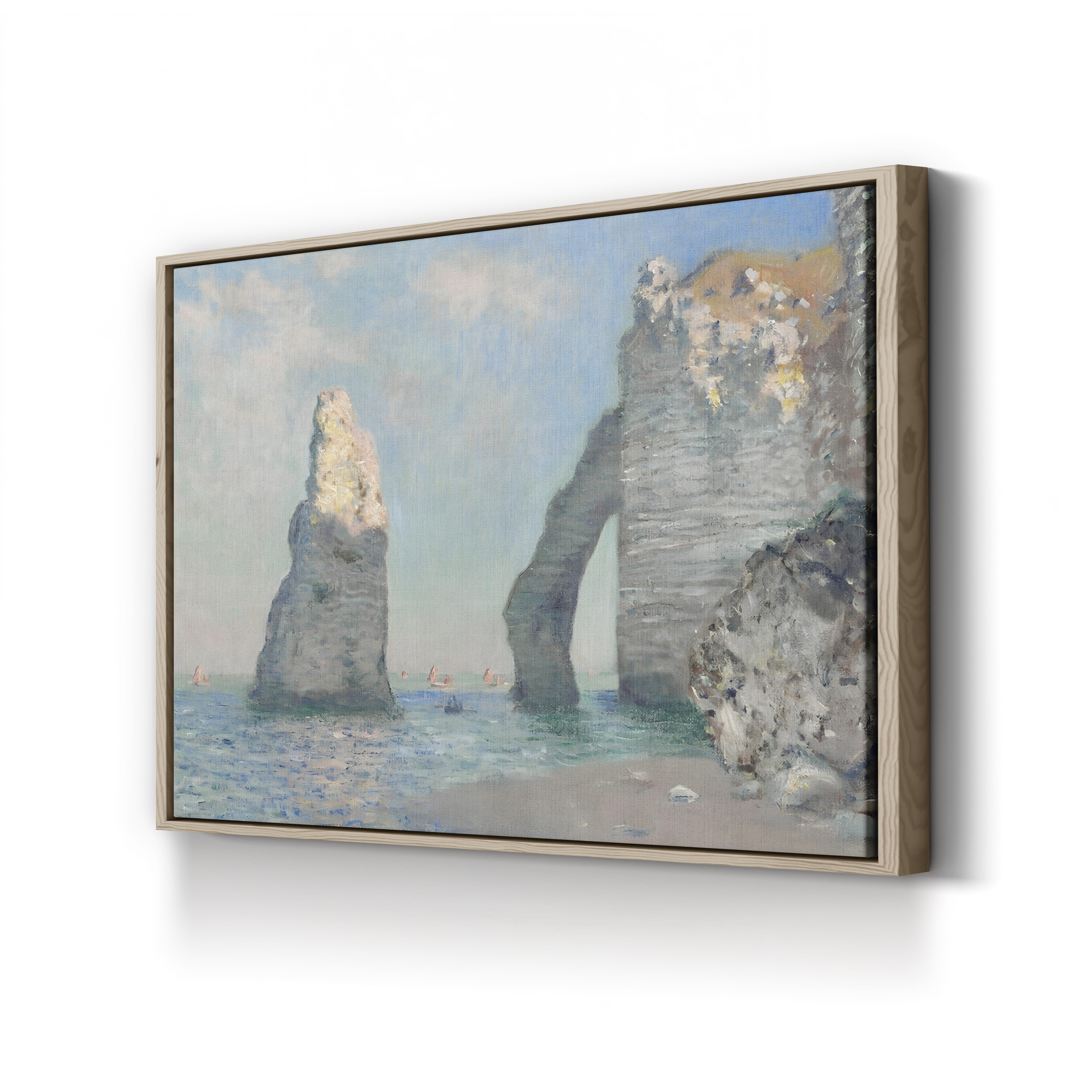 The Cliffs at Etretat (Falaises à Étretat), 1885 by Claude Monet