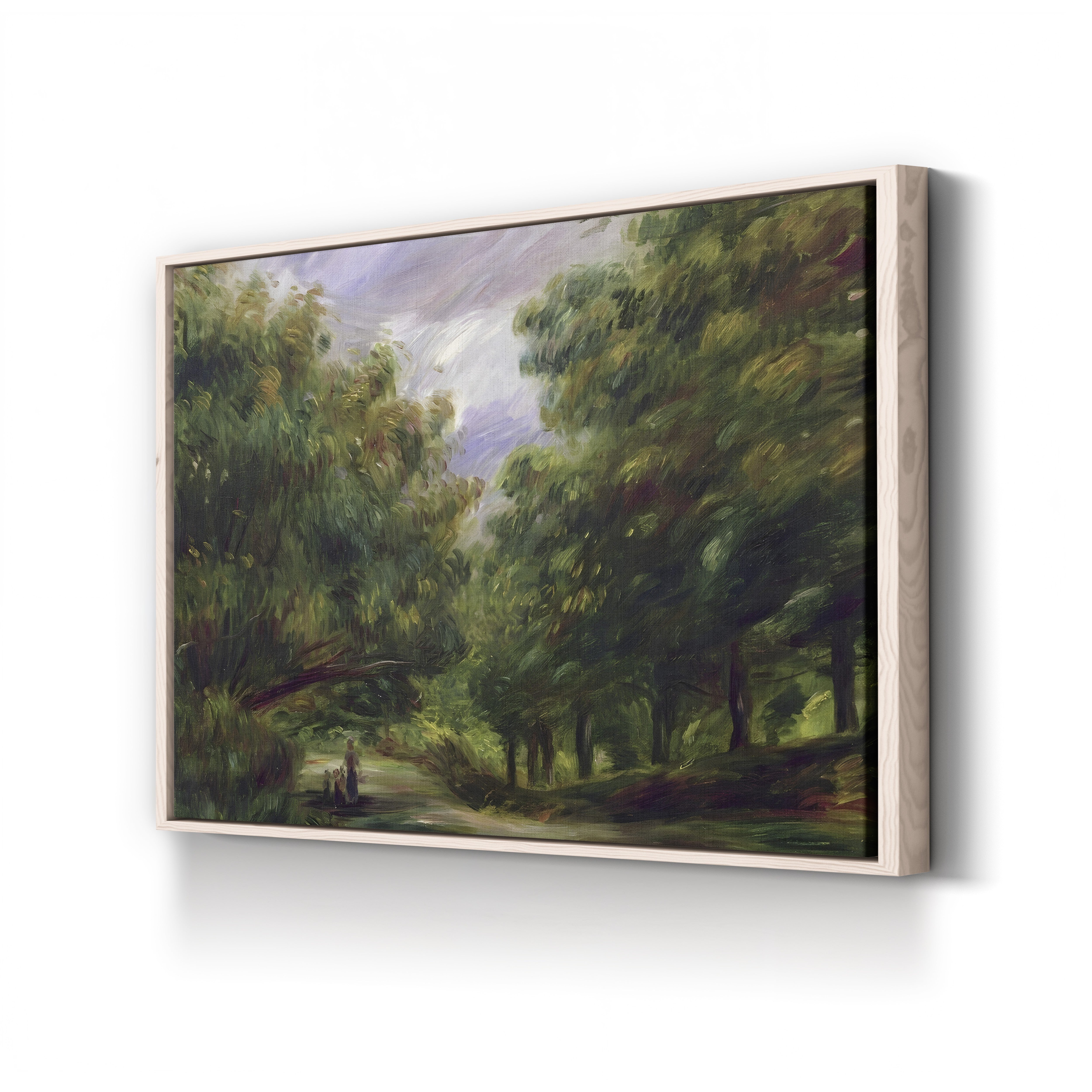 The Road near Cagnes, 1905 – Pierre-Auguste Renoir Wall Art | Impressionist Landscape Canvas Print