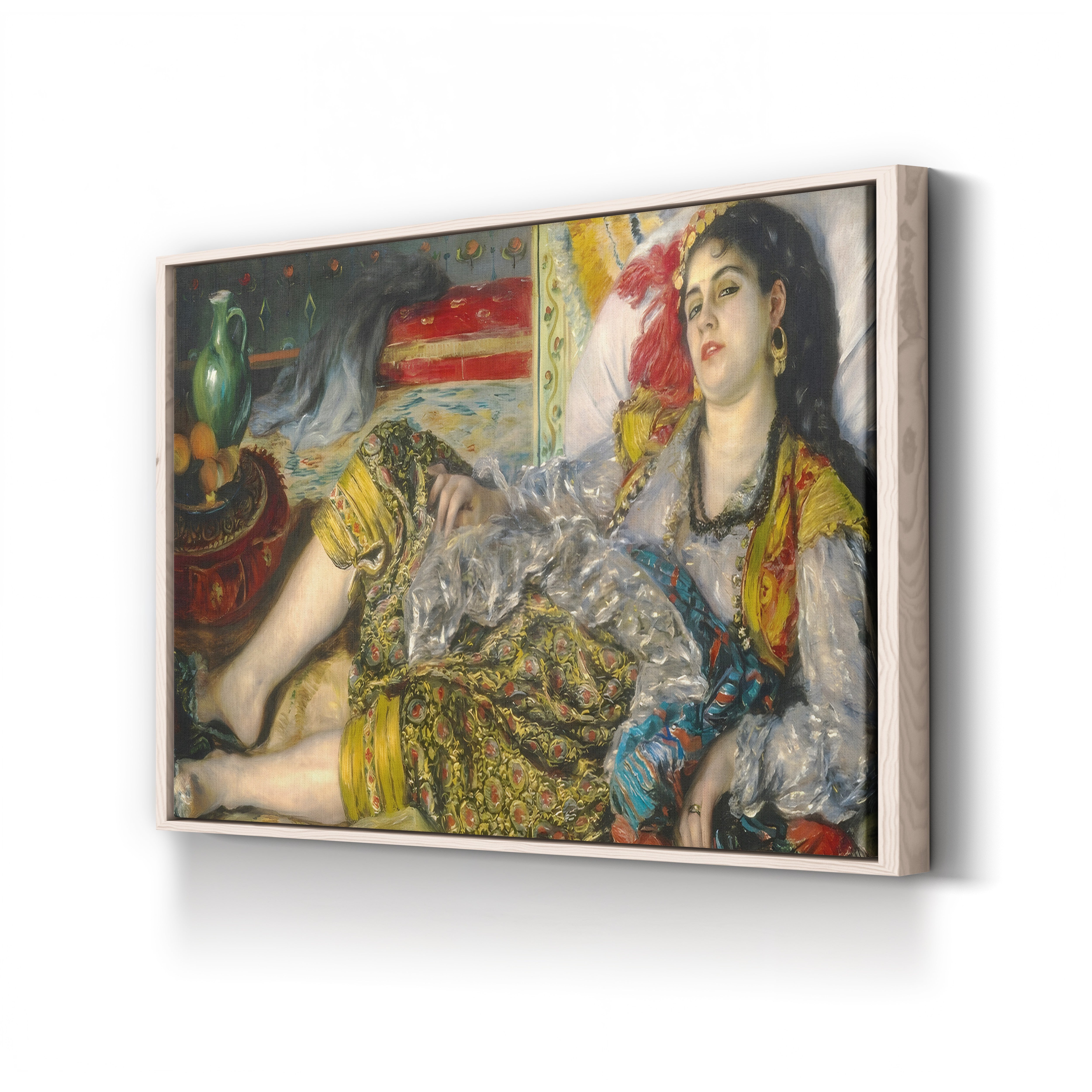 Odalisque, 1870 – Renoir Wall Art | Impressionist Figure Canvas