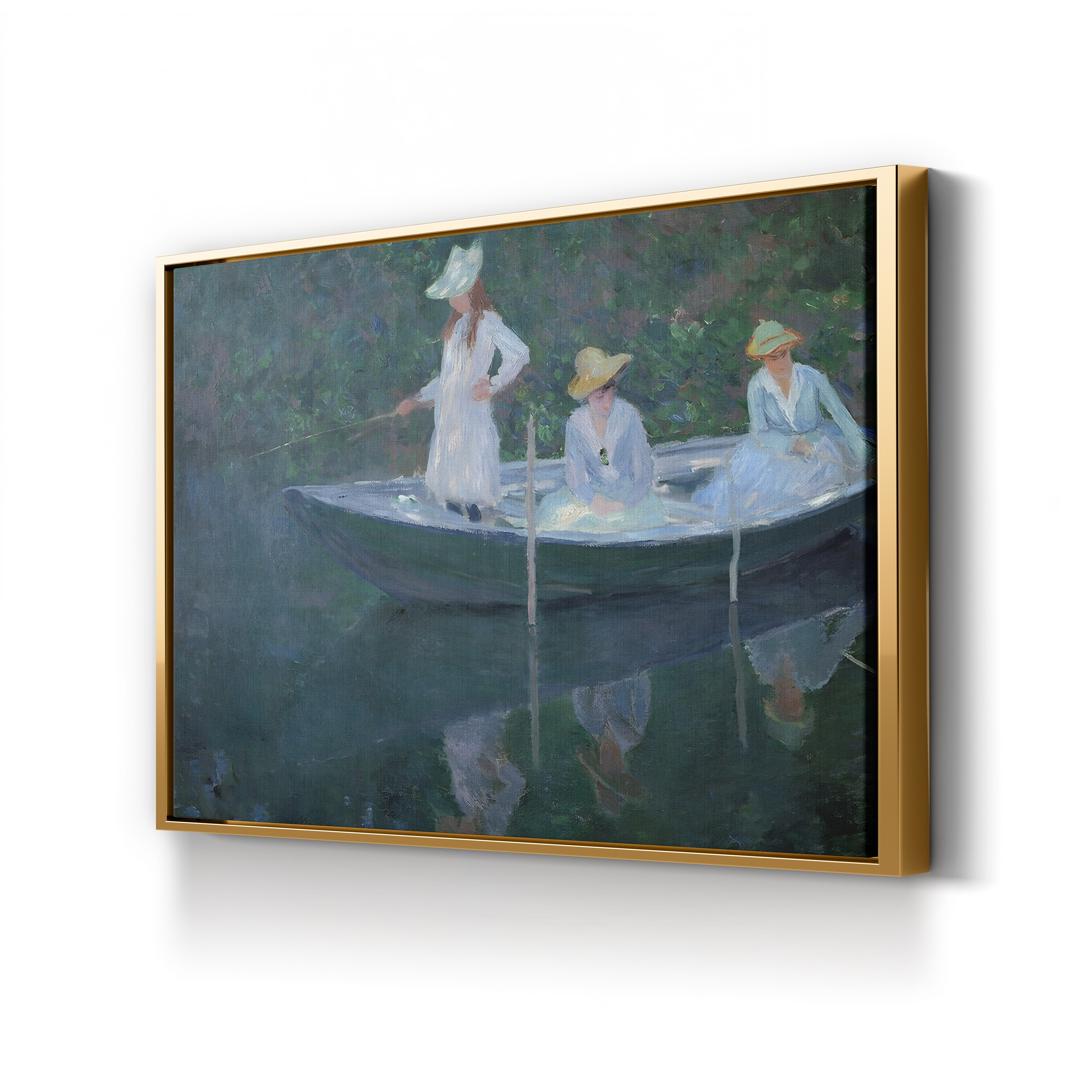 The Boat at Giverny (En norvégienne), c. 1887 by Claude Monet