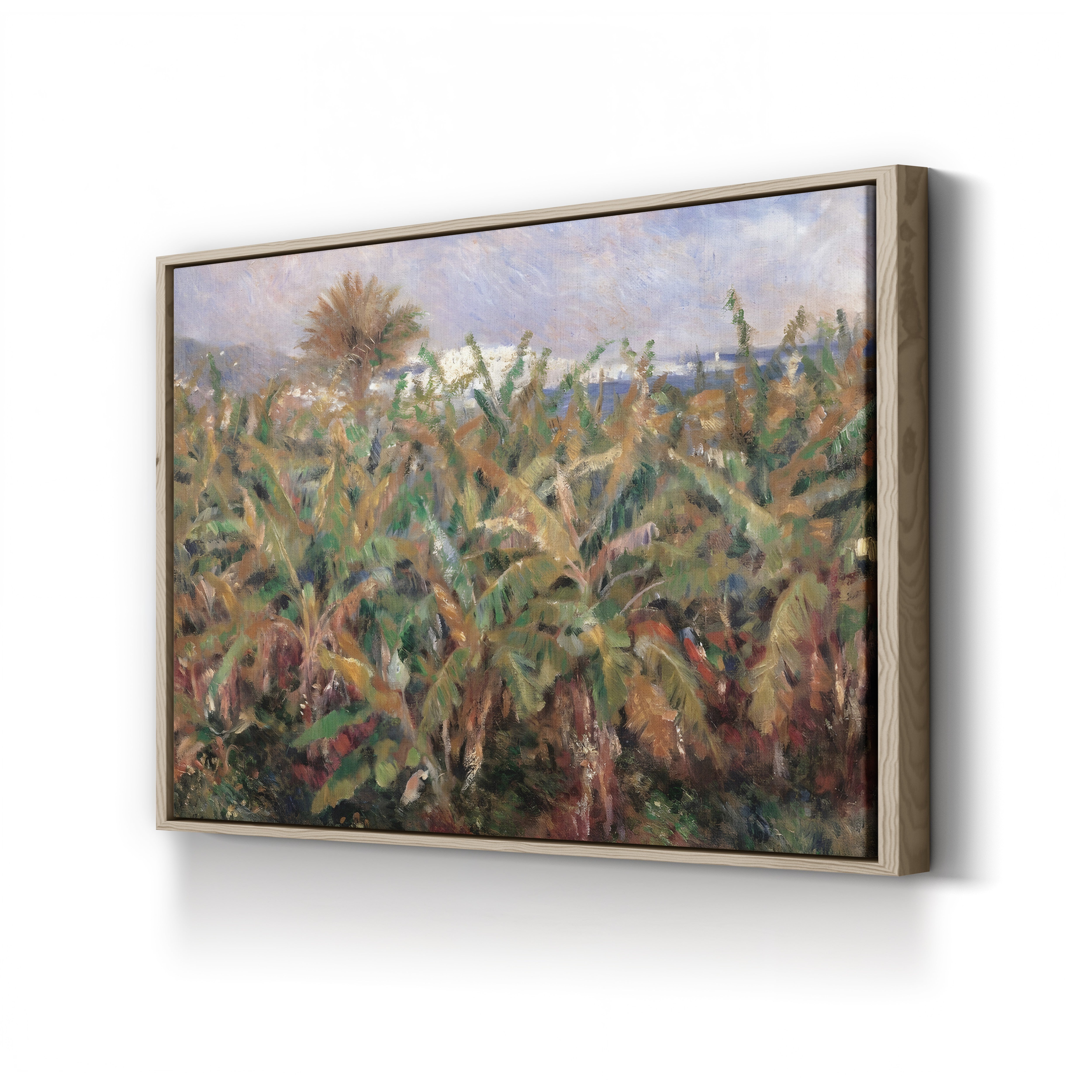 Field of Banana Trees, 1881 (Musée d'Orsay) – Pierre-Auguste Renoir Wall Art | Impressionist Tropical Canvas Print
