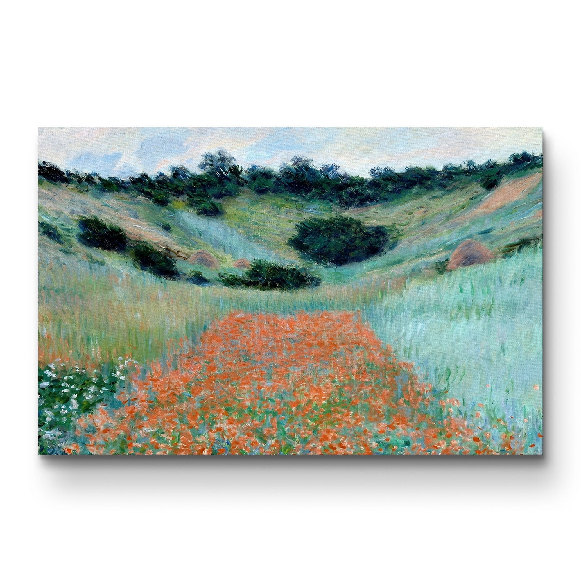 Poppy Field in a Hollow near Giverny, 1885 by Claude Monet