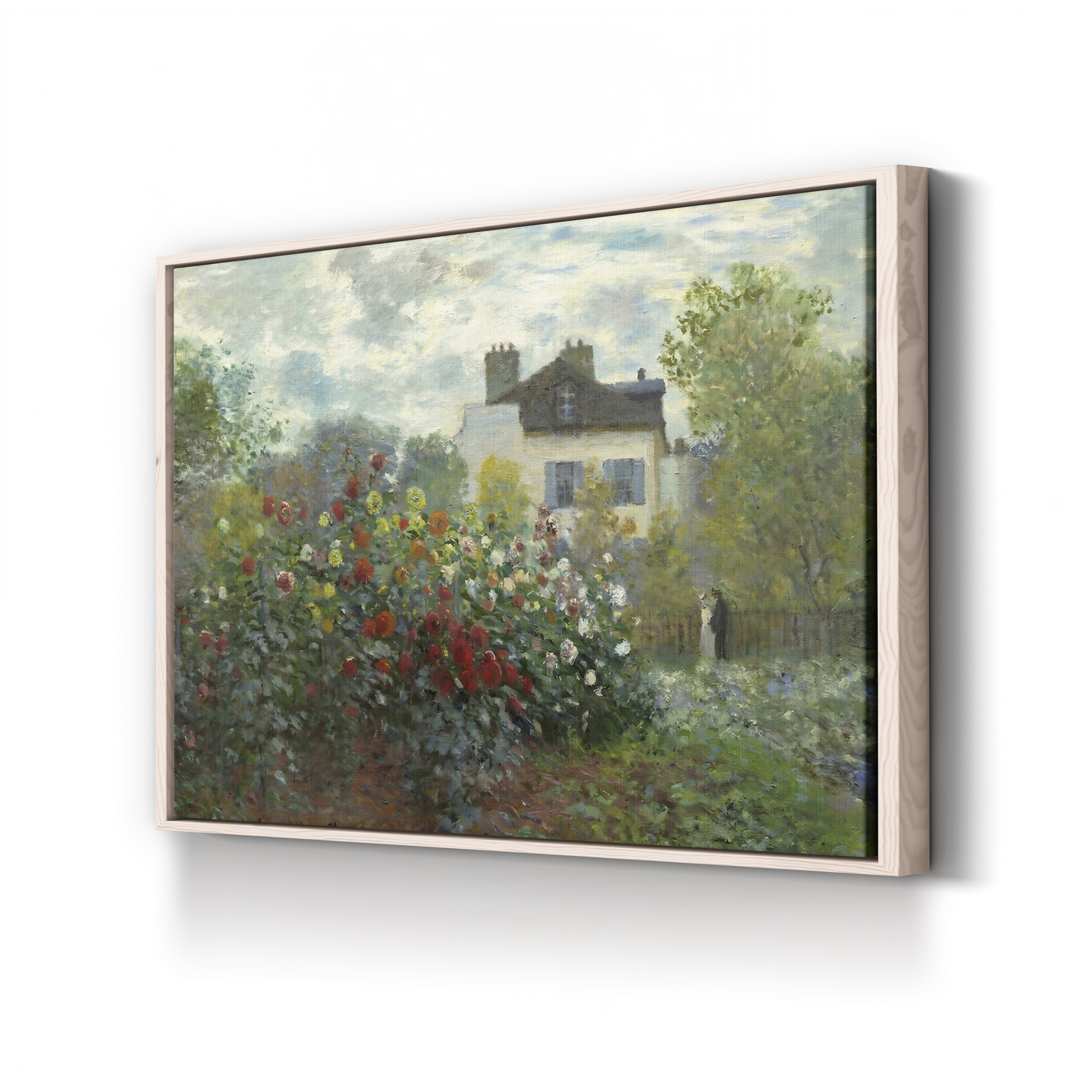 The Artist’s Garden in Argenteuil (A Corner of the Garden with Dahlias), 1873 by Claude Monet