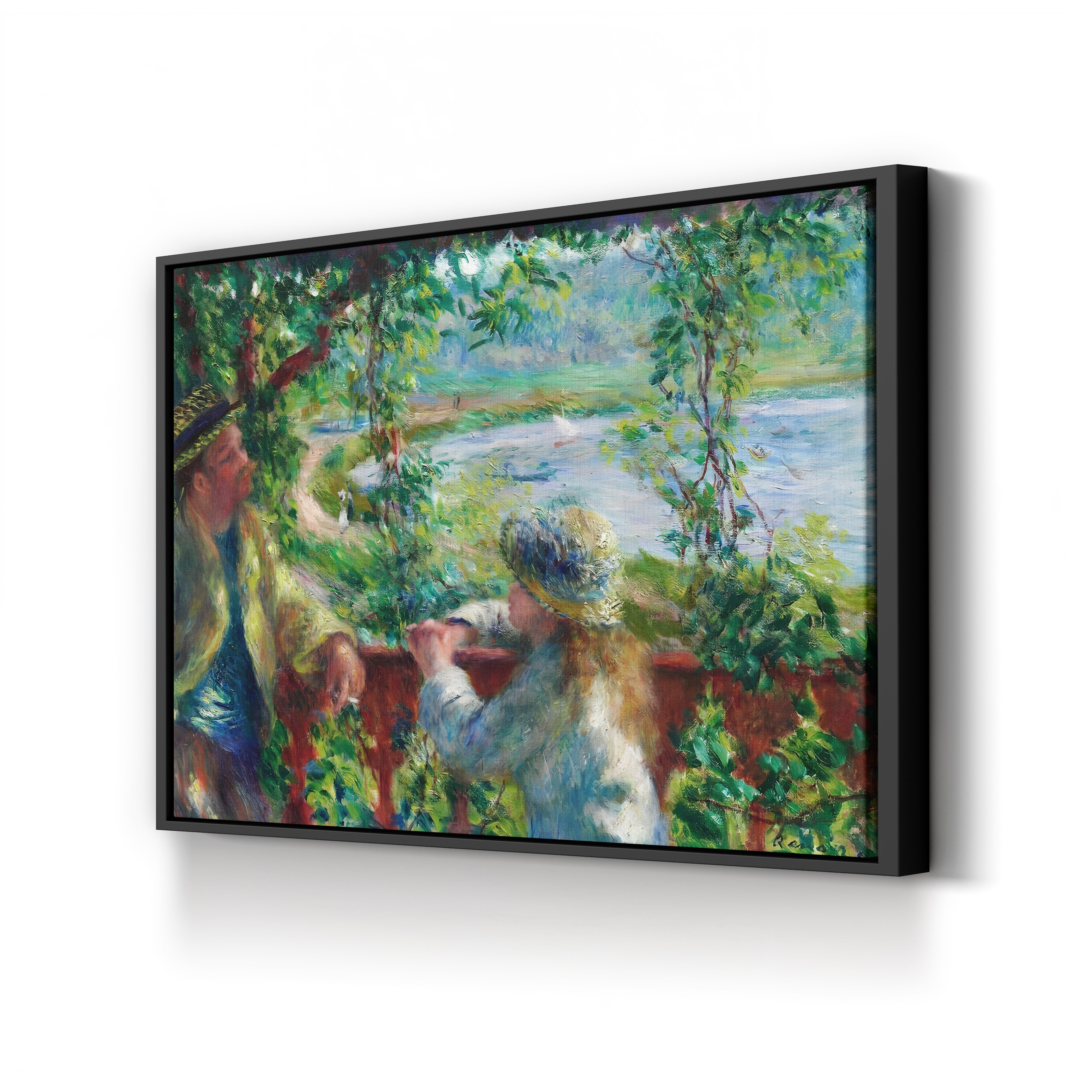 Near the Lake – Renoir Wall Art | Impressionist Landscape Canvas
