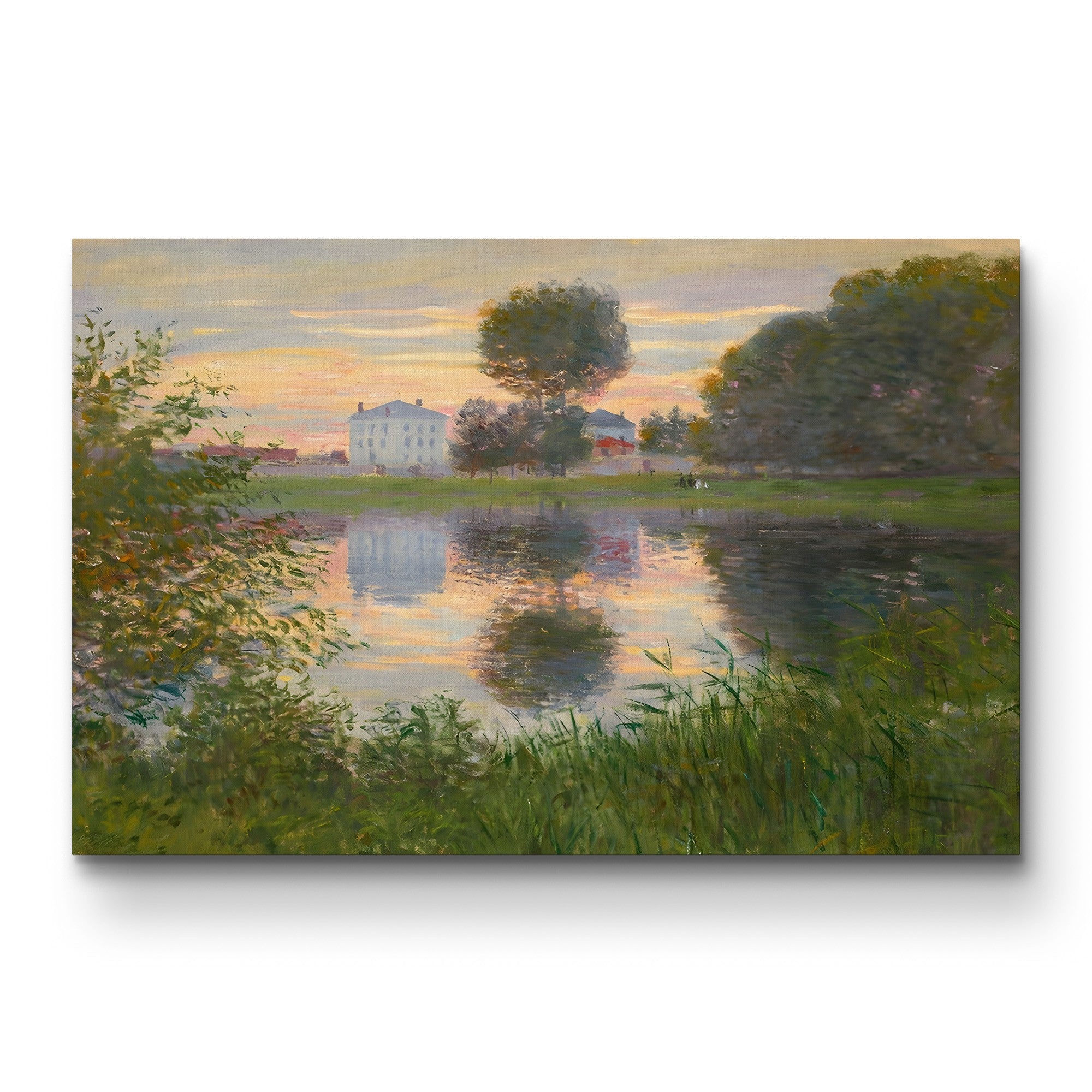 Ball-Shaped Tree, Argenteuil, 1876 – Claude Monet Wall Art | Impressionist Landscape Canvas Print