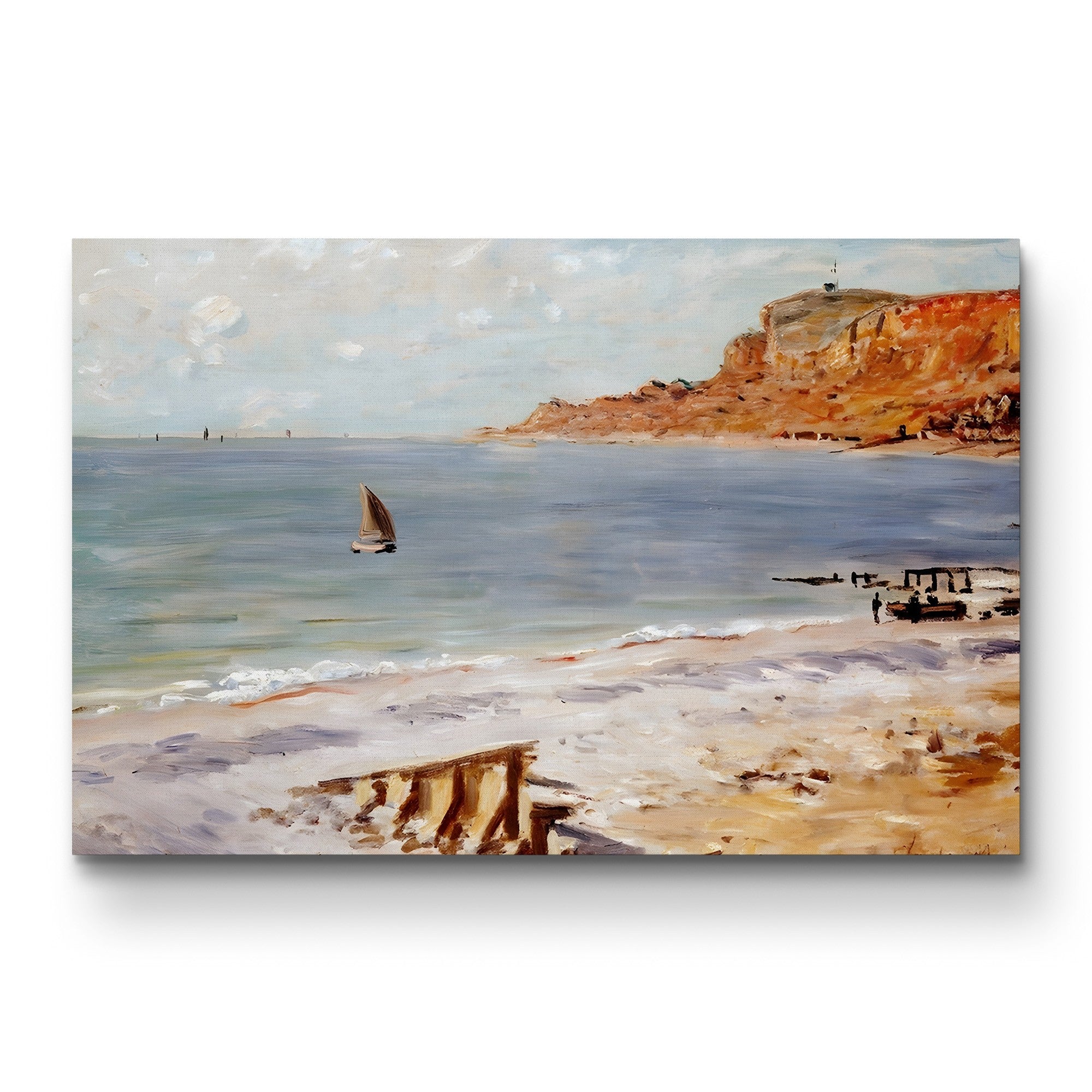 Seascape at Sainte-Adresse by Claude Monet
