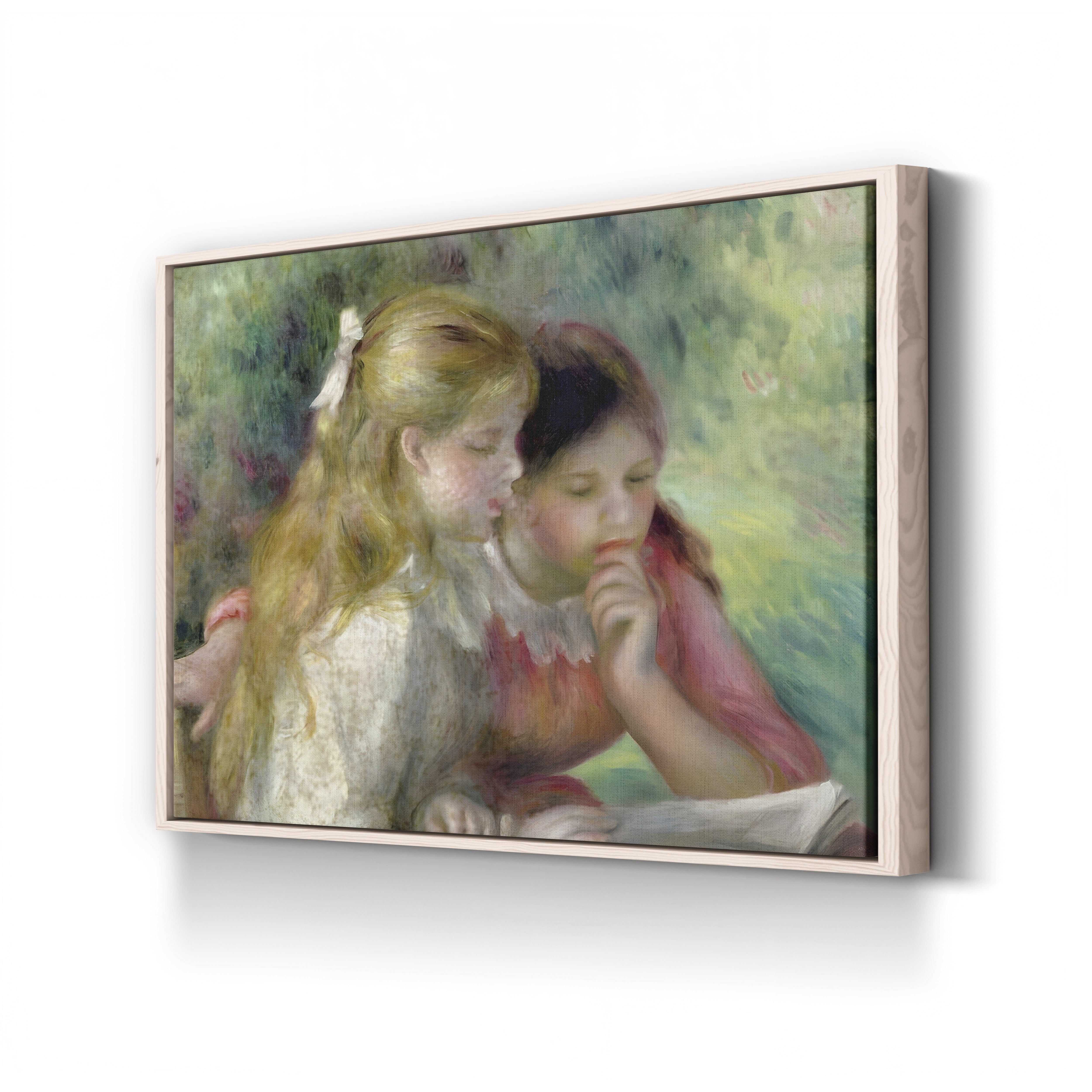The Reading, c. 1890–95 – Pierre-Auguste Renoir Wall Art | Impressionist Domestic Canvas Print