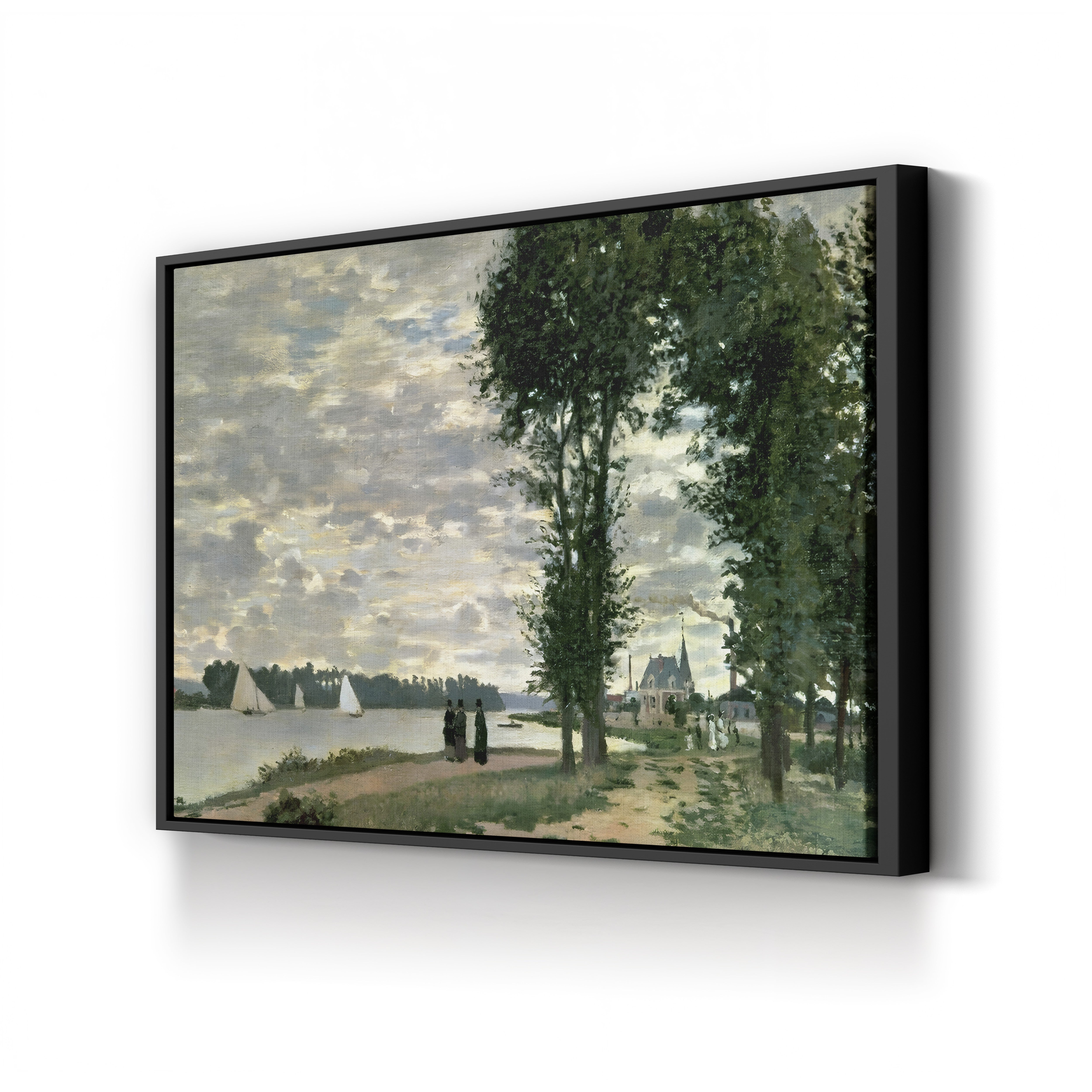 The Banks of the Seine at Argenteuil (Bords de la Seine à Argenteuil), 1872 by Claude Monet
