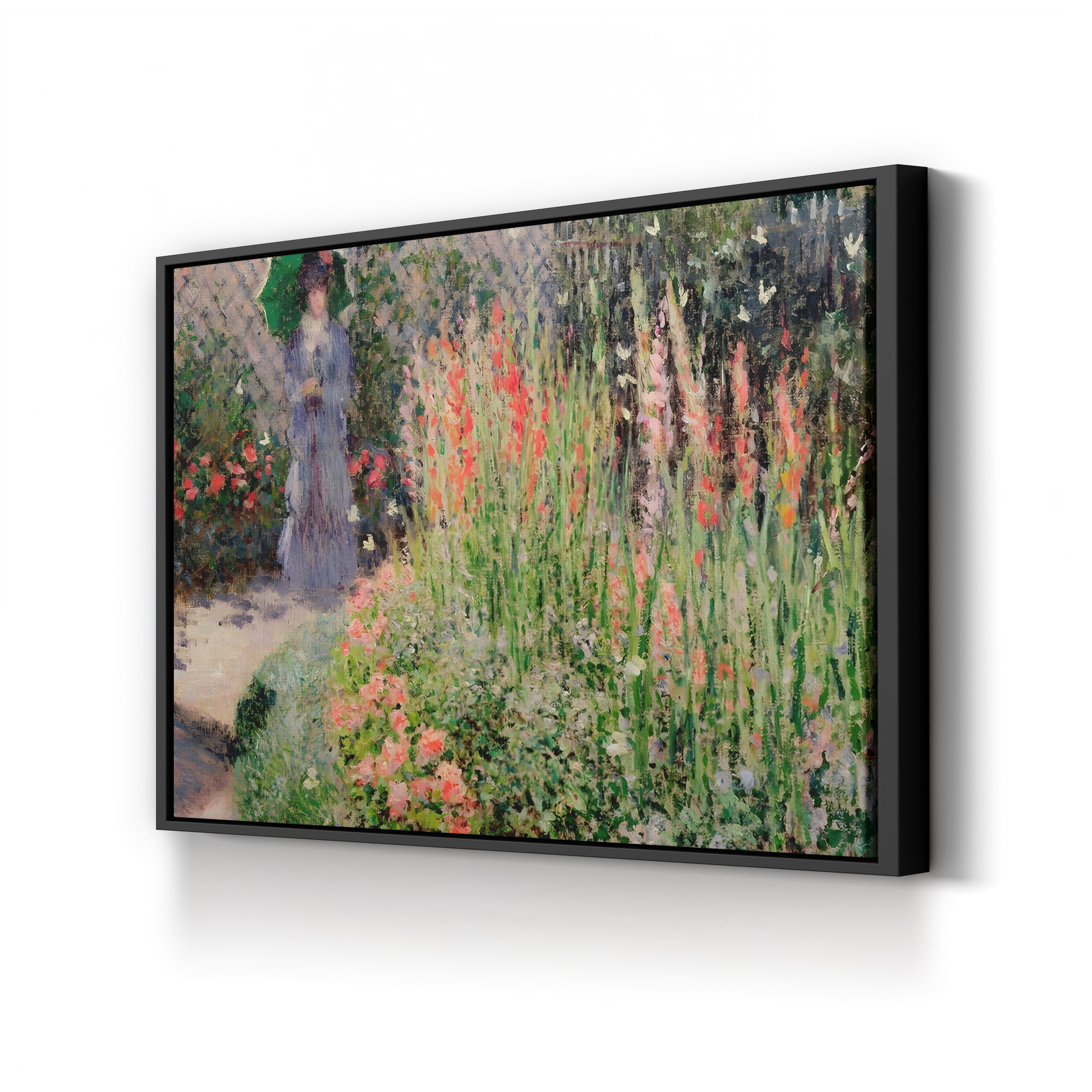 Gladioli, c. 1876 – Claude Monet Wall Art | Impressionist Floral Garden Canvas Print