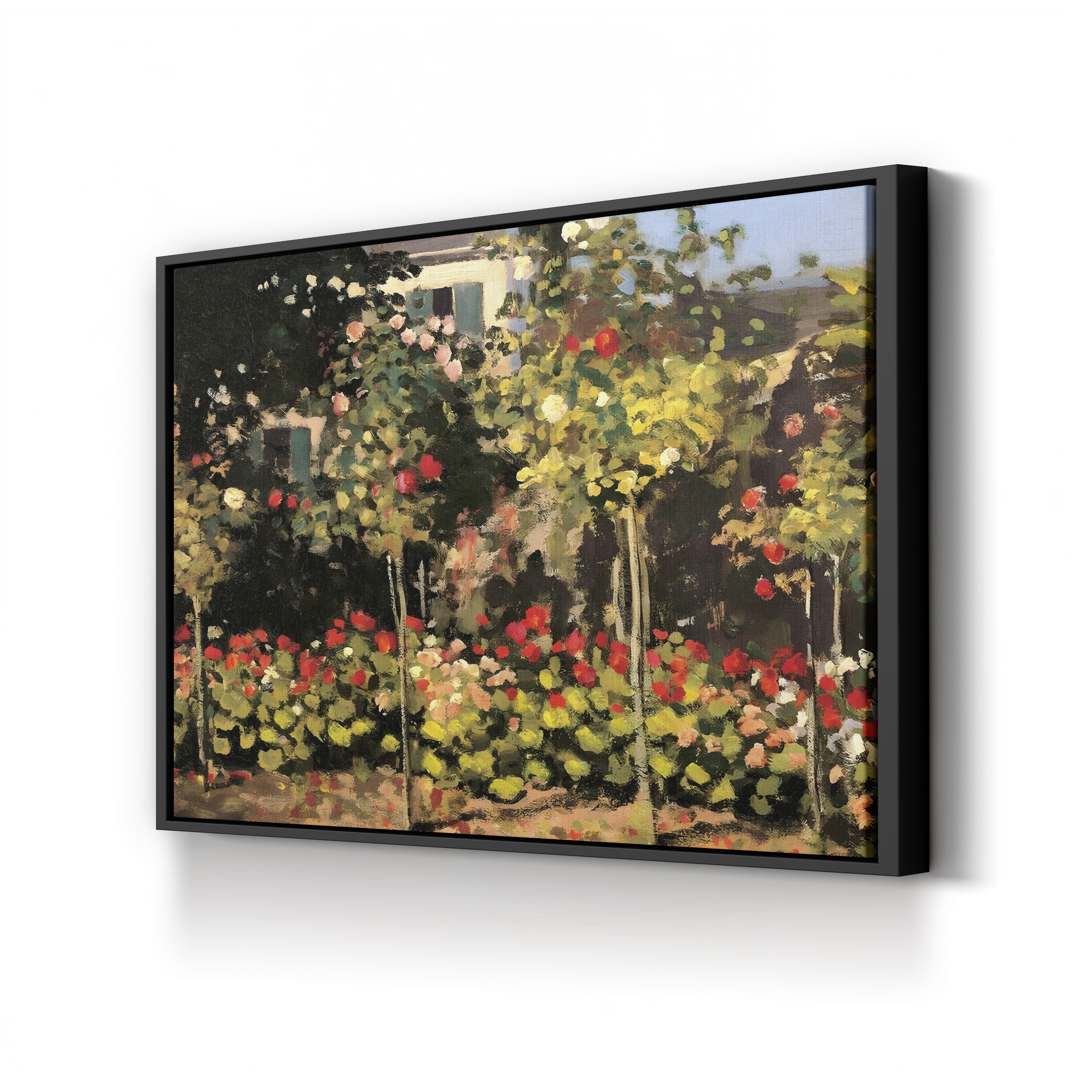 Garden at Sainte-Adresse Detail, 1867 – Claude Monet Wall Art | Musée d'Orsay Impressionist Canvas Print