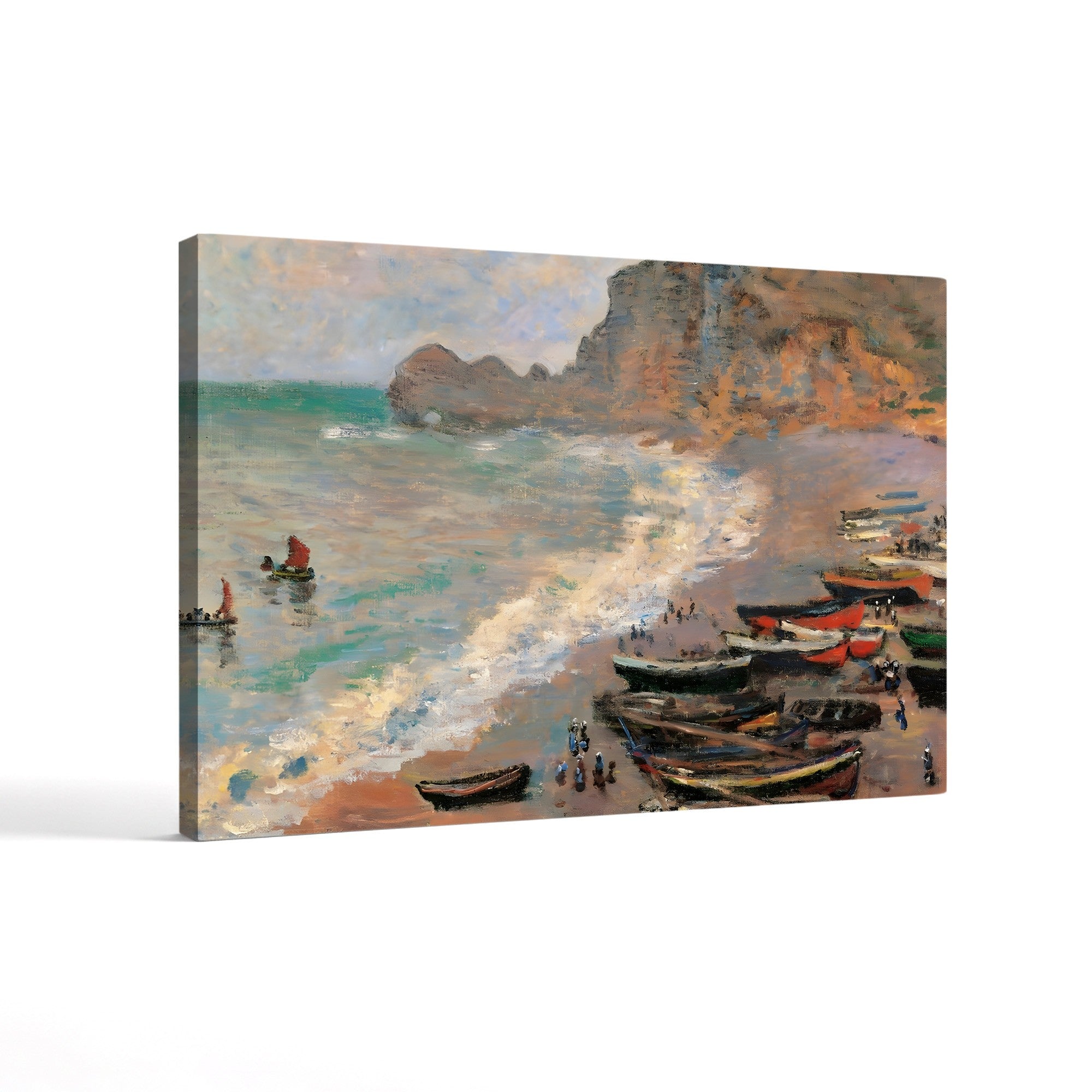 Étretat, the Beach, 1883 – Claude Monet Wall Art | Impressionist Coastal Seascape Print | Musée d'Orsay