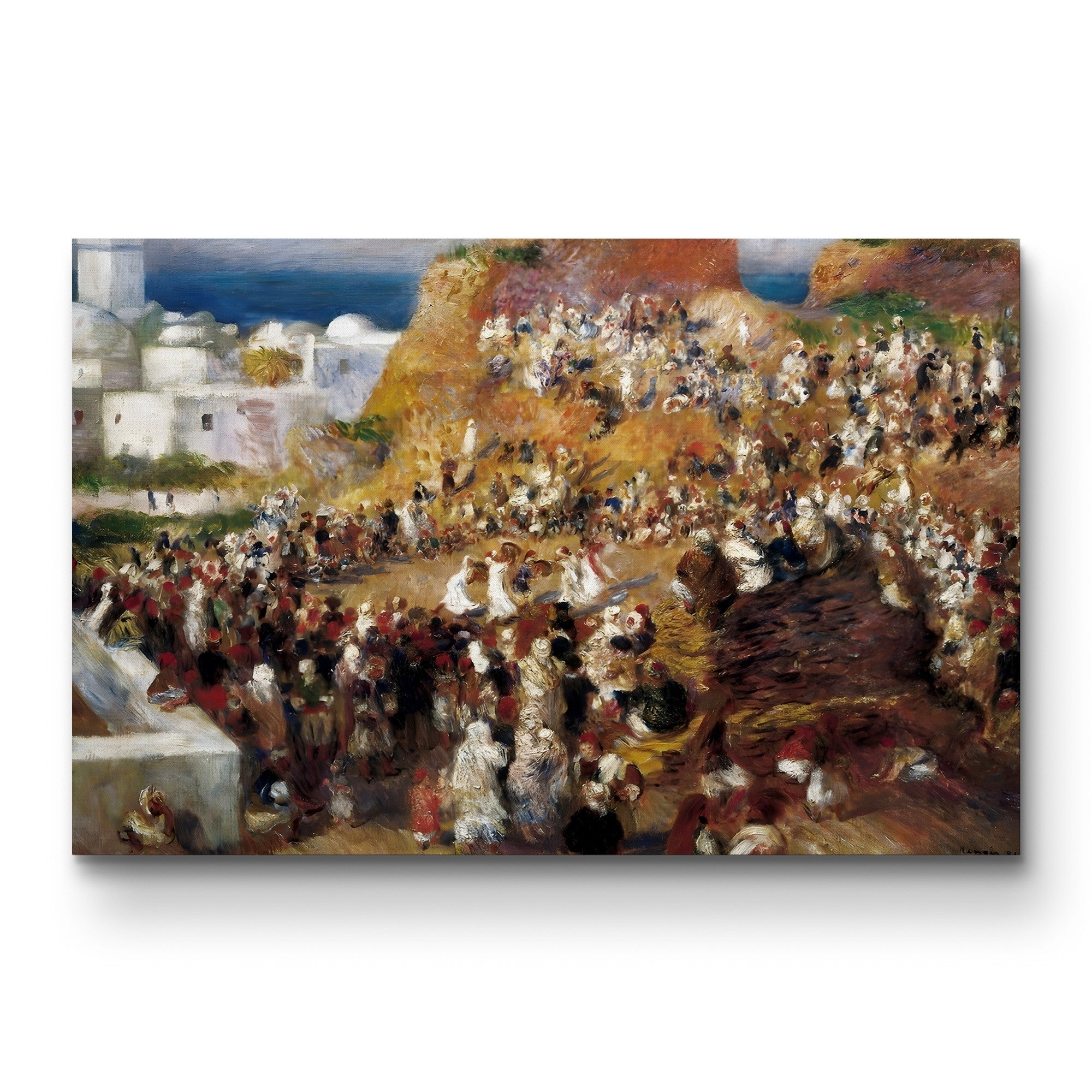 The Mosque, Arab Festival, 1881 – Pierre-Auguste Renoir Wall Art | Impressionist Algeria Canvas Print