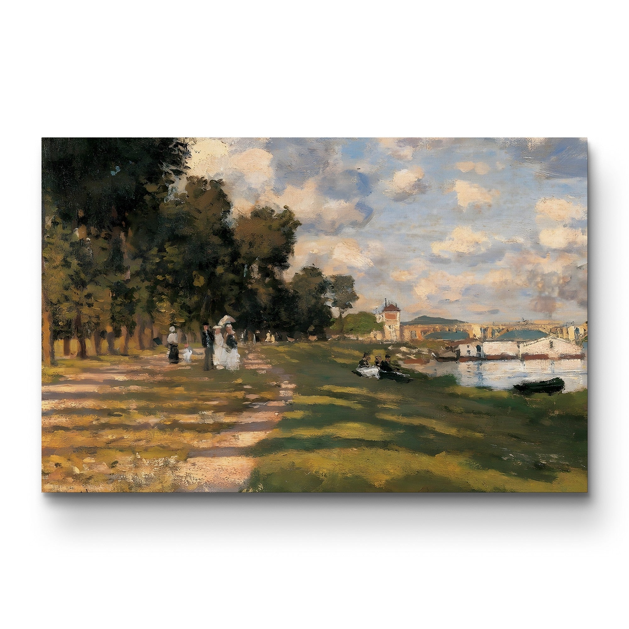 Basin at Argenteuil, 1872 – Claude Monet Wall Art | Musée d'Orsay Impressionist Canvas Print