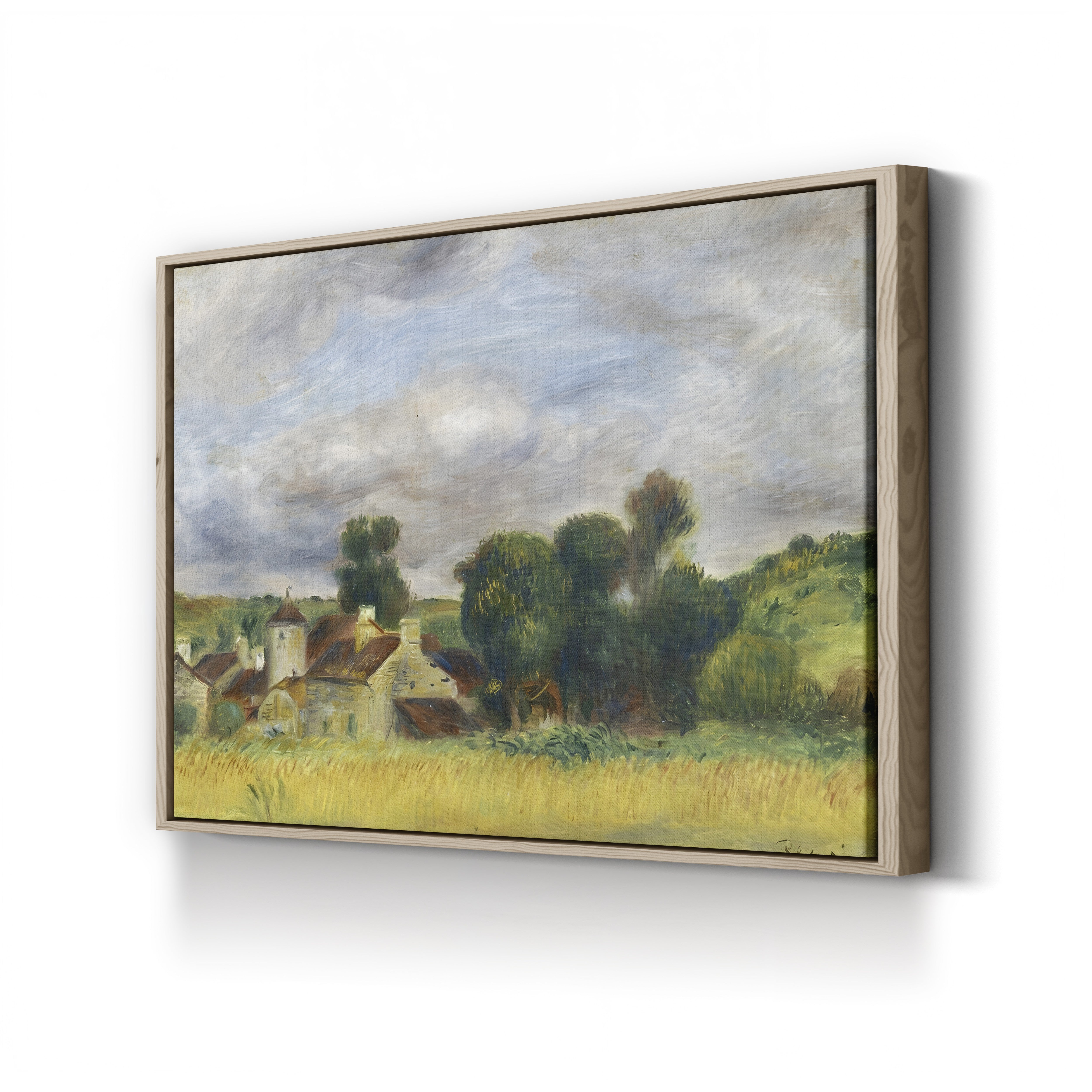 Brittany Countryside, 1892 – Pierre-Auguste Renoir Wall Art | Impressionist Landscape Canvas Print