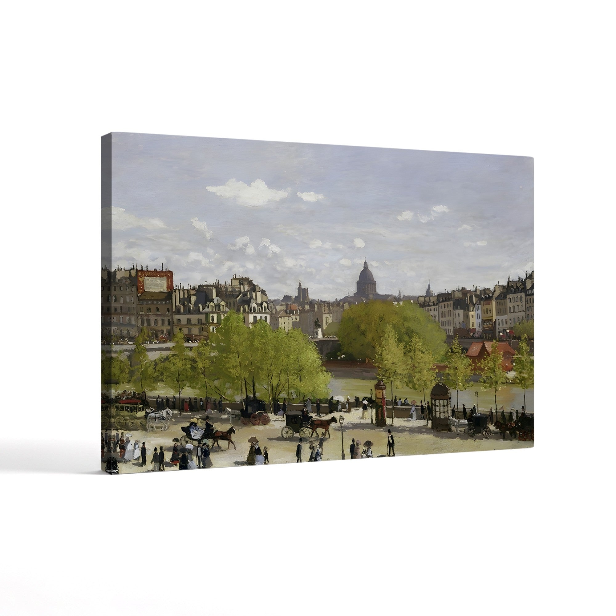 Quai du Louvre, Paris (Le Quai du Louvre), 1866-67 by Claude Monet