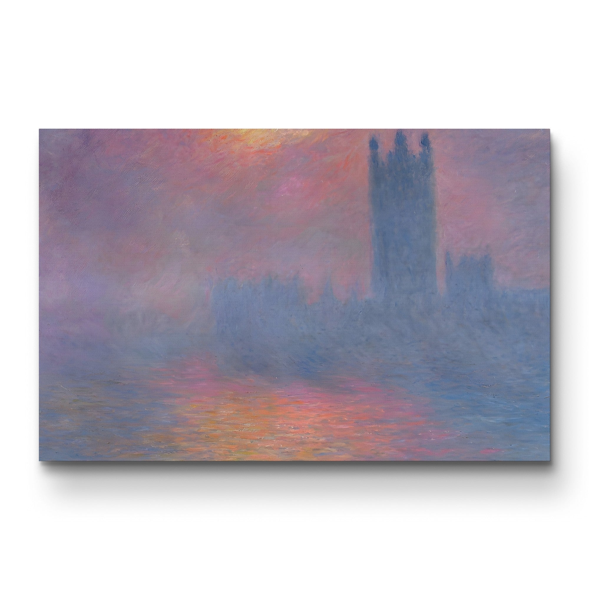 The Houses of Parliament, Sun Breaking Through the Fog (Londres, le Parlement, trouée de soleil dans le brouillard), 1904 by Claude Monet