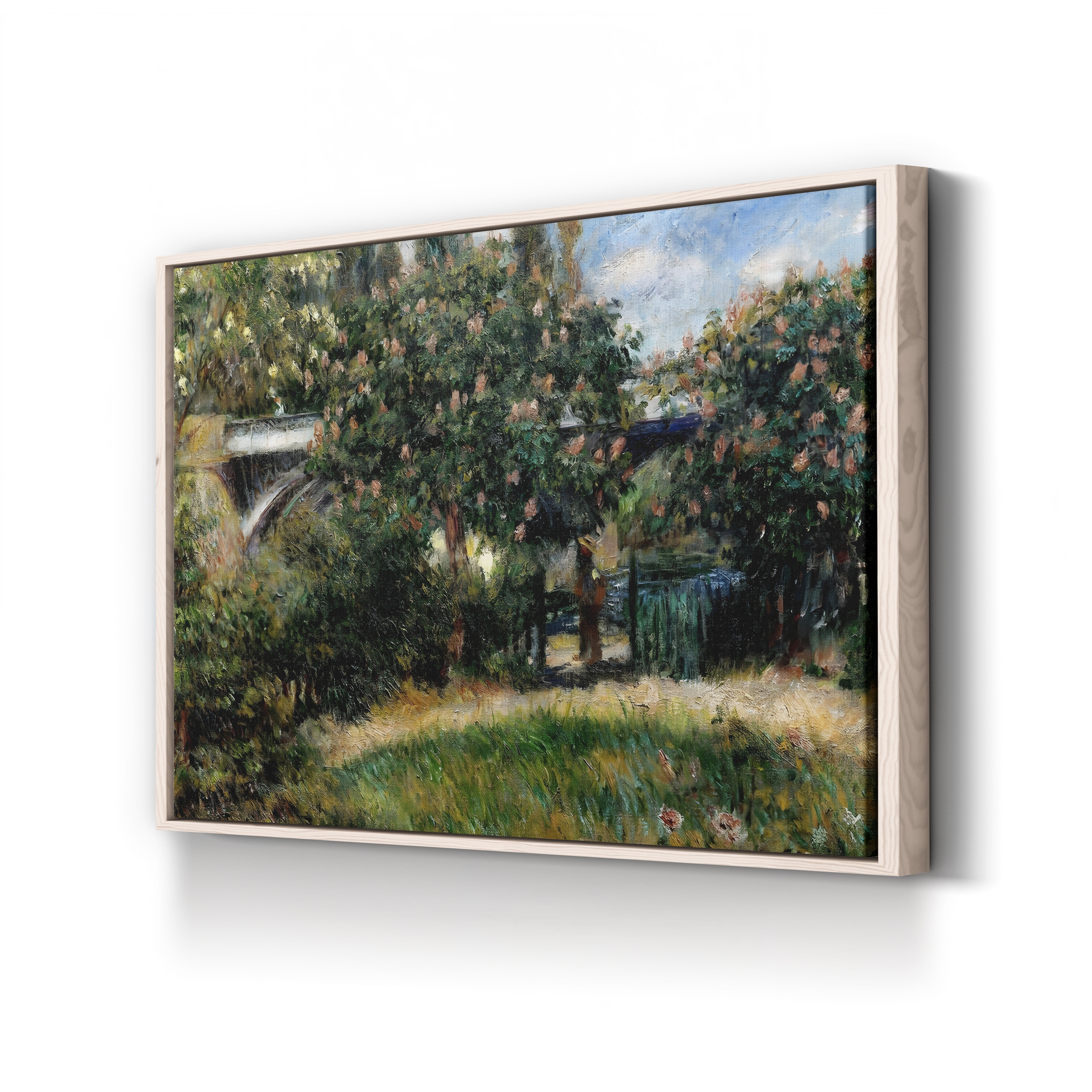 Railway Bridge at Chatou, 1881 – Renoir Wall Art | Impressionist Canvas