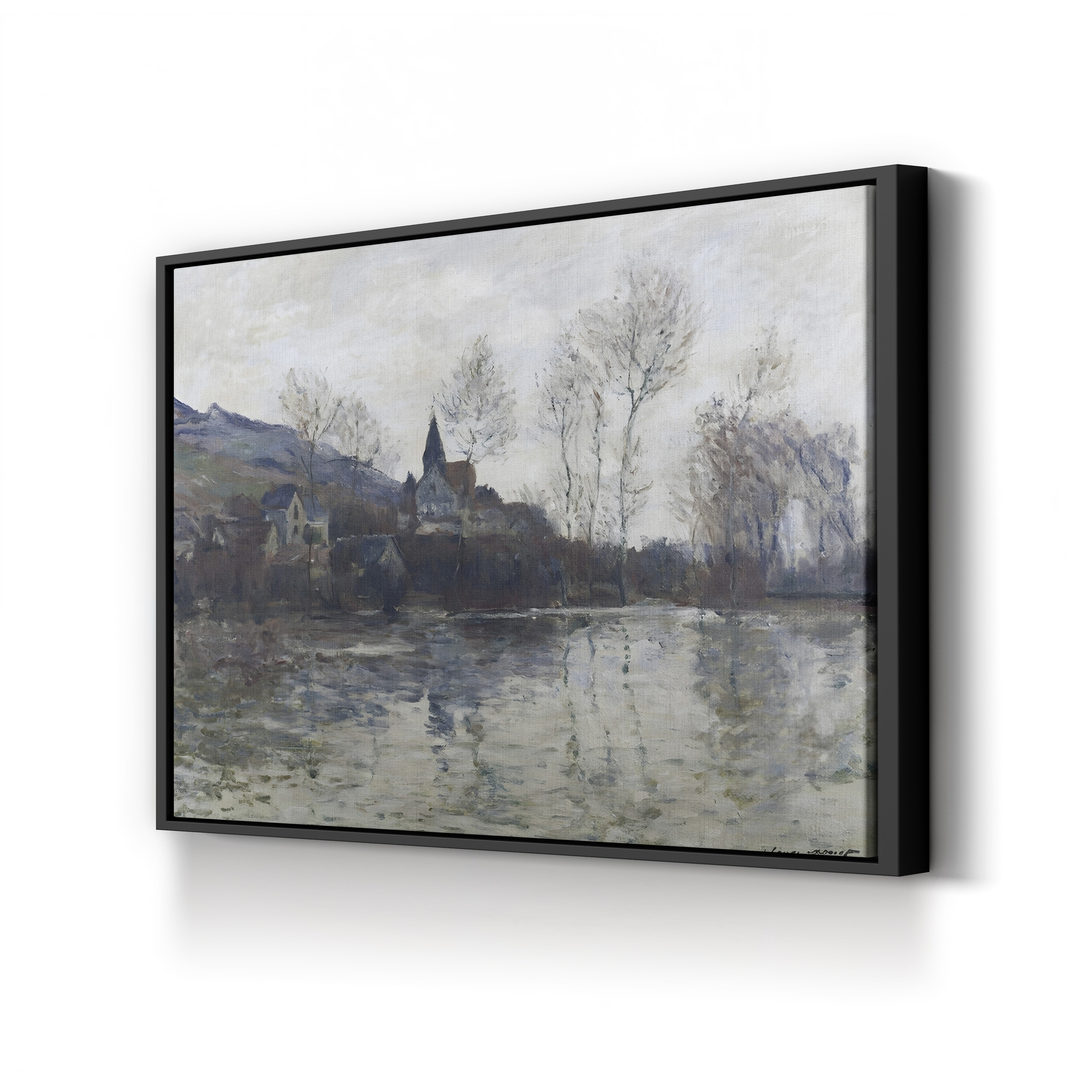 The Flood at Giverny (L’Inondation à Giverny), 1886 by Claude Monet