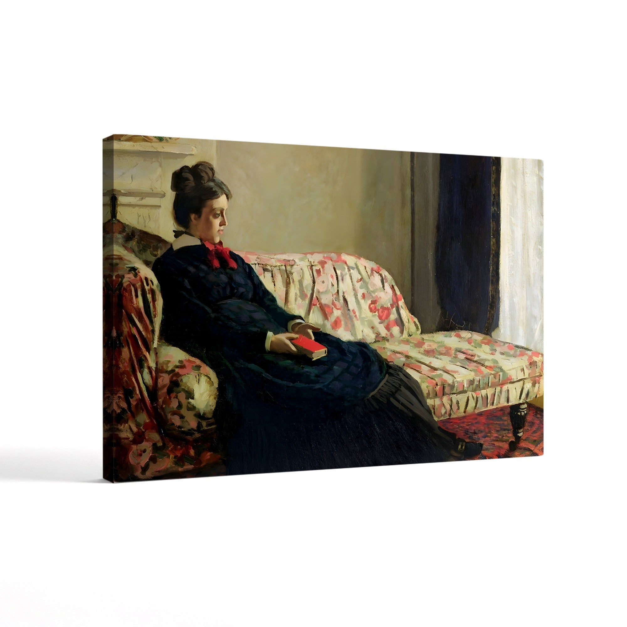 Meditation, or Madame Monet on the Sofa (Méditation, Madame Monet au canapé), c. 1871 by Claude Monet