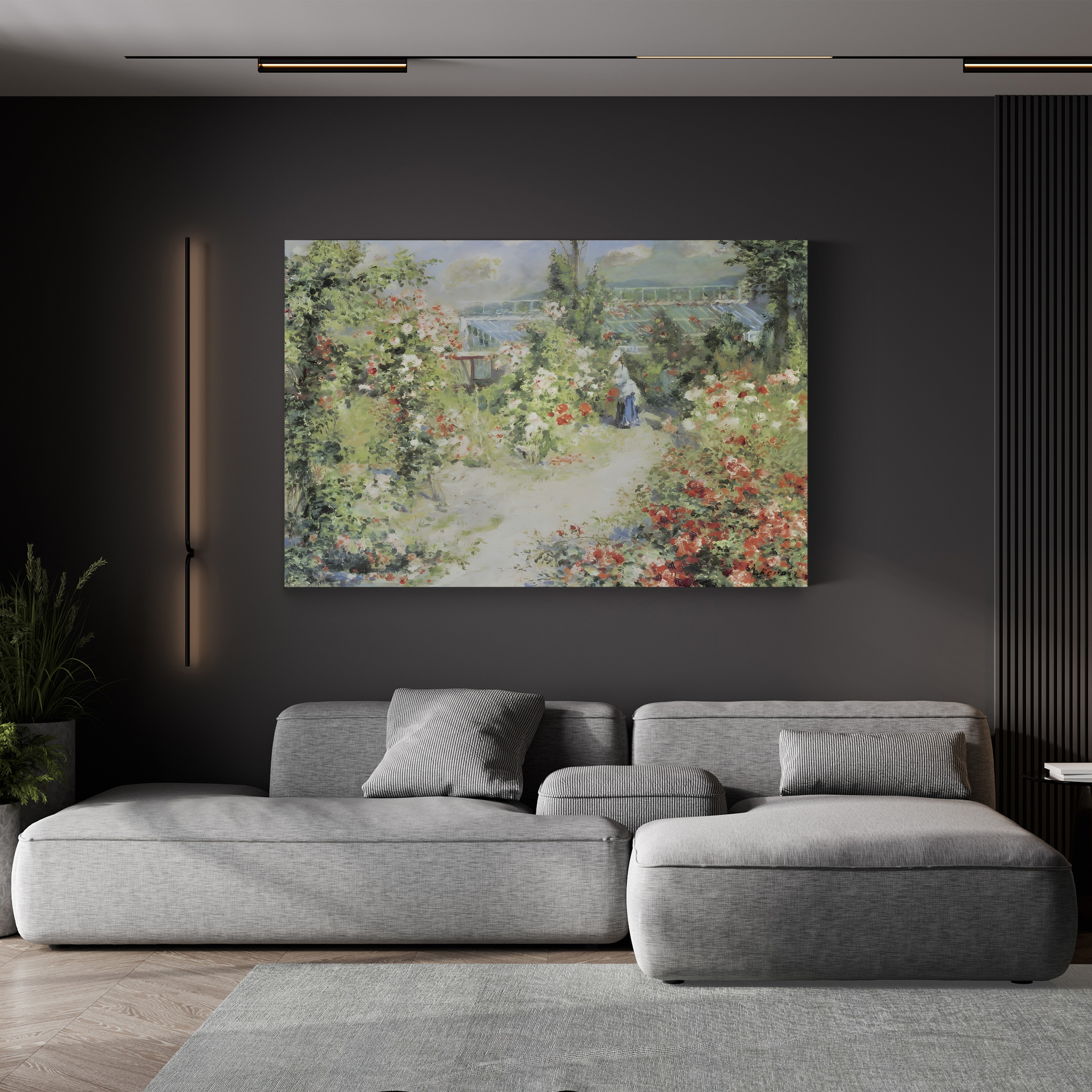 The Conservatory – Pierre-Auguste Renoir Wall Art | Impressionist Interior Canvas Print
