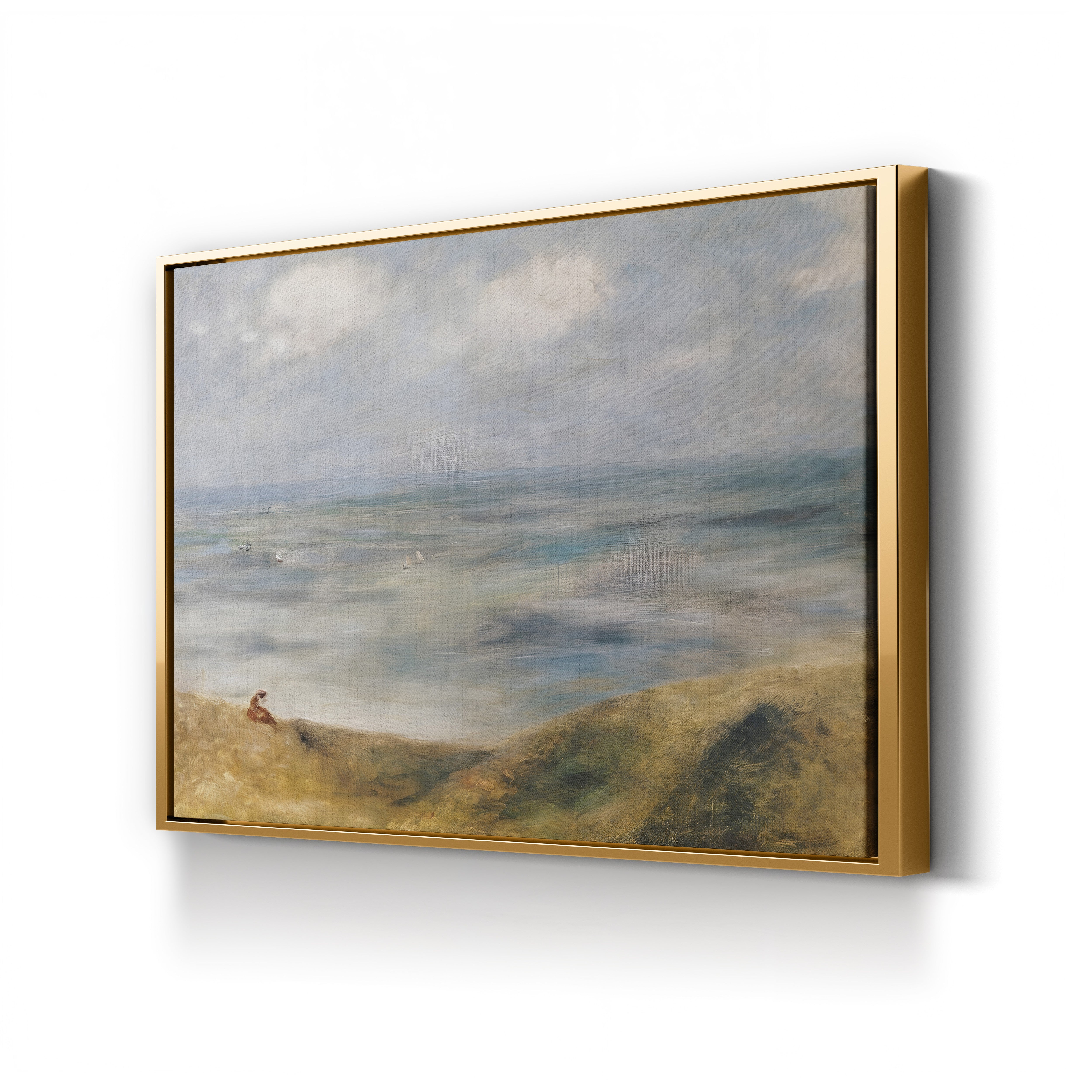 View of the Sea, Guernsey – Pierre-Auguste Renoir Wall Art | Impressionist Seascape Canvas Print