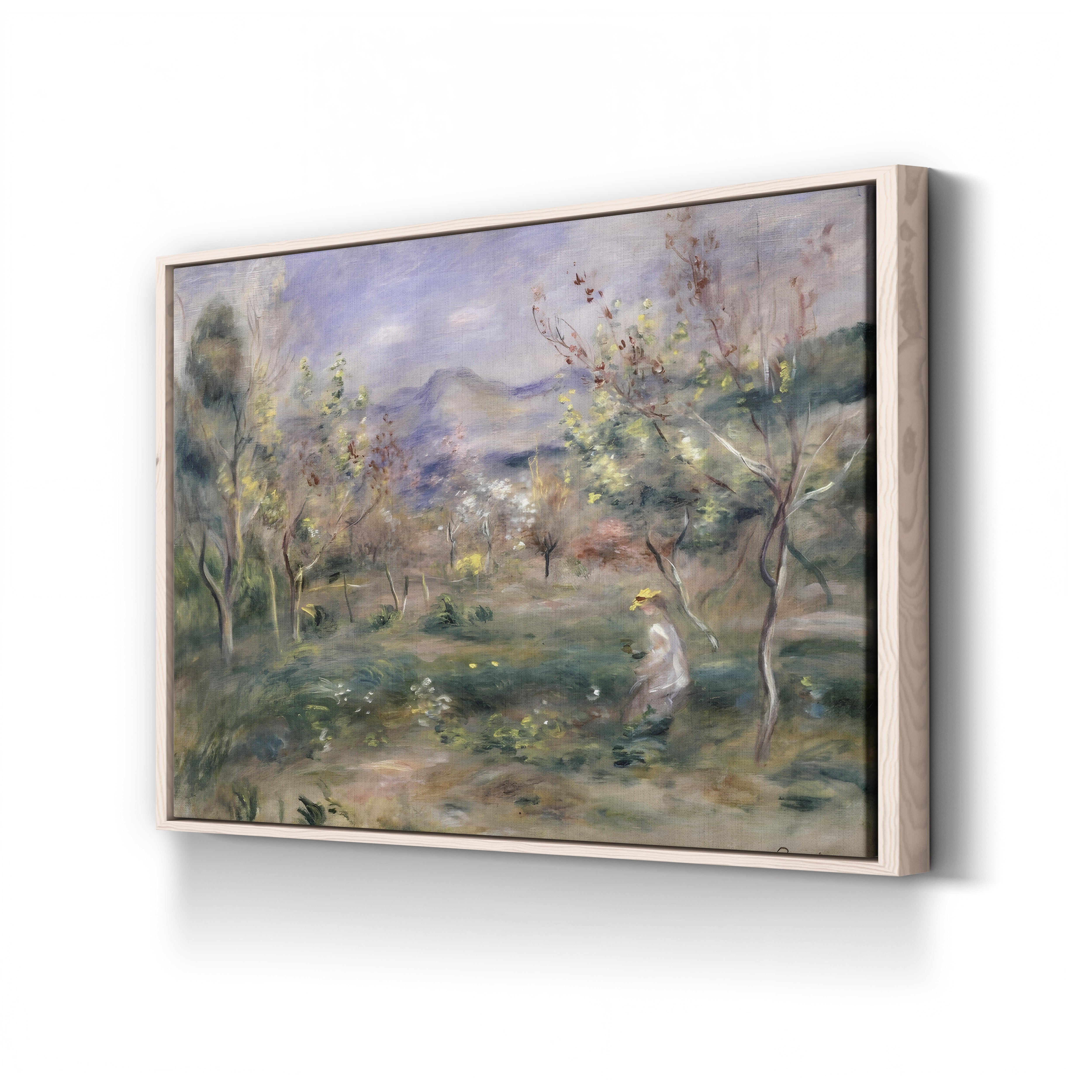 Orchard in Spring – Renoir Wall Art | Impressionist Landscape Canvas