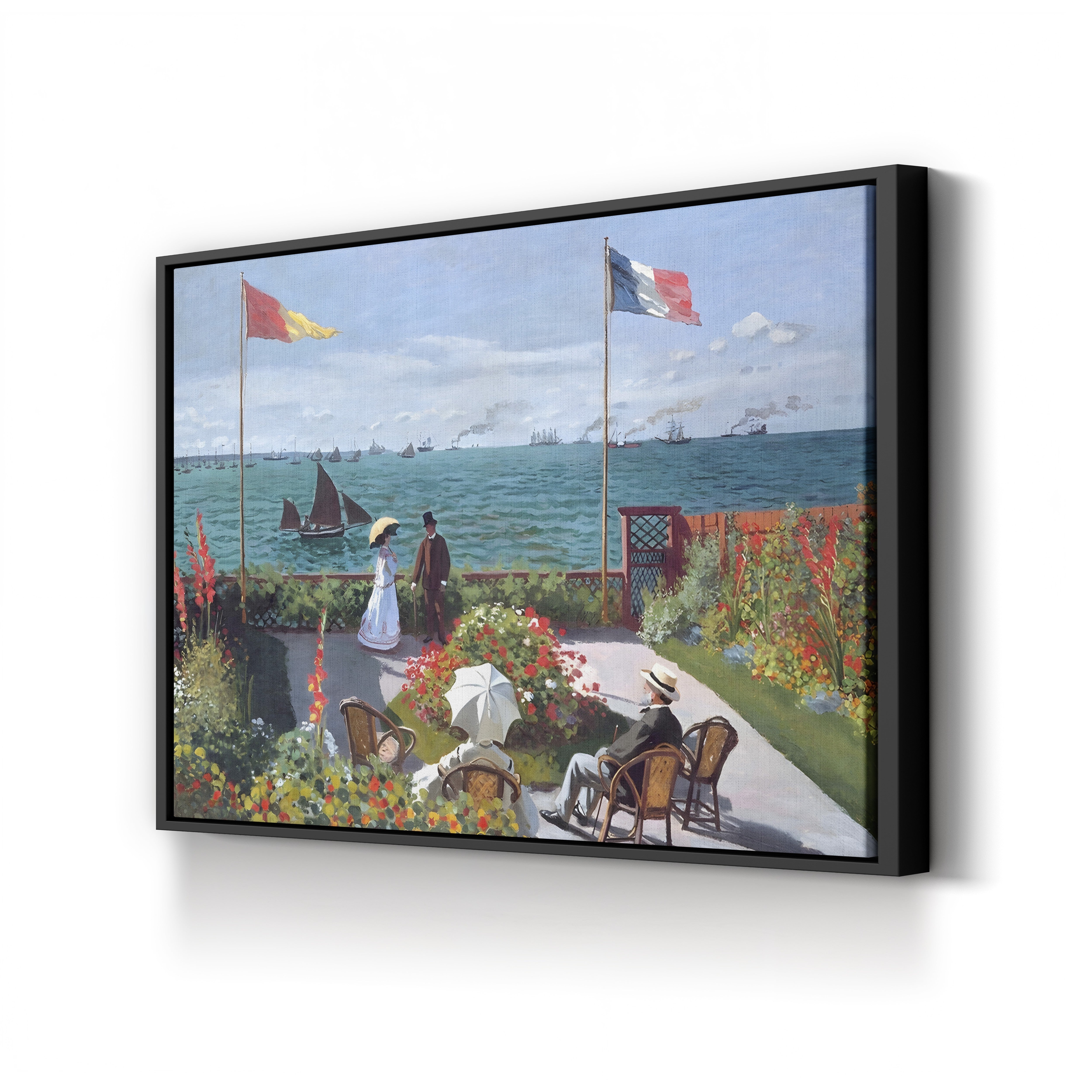 Garden at Sainte-Adresse (Terrasse à Sainte-Adresse), 1867 by Claude Monet