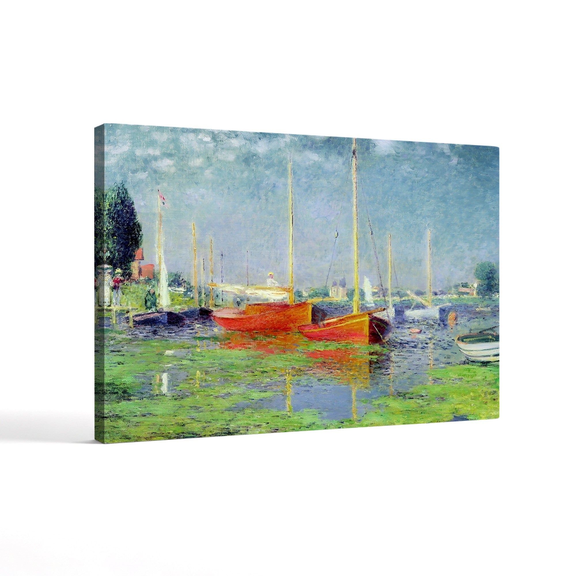 Argenteuil, 1875 – Claude Monet Wall Art | Impressionist Seine Landscape Canvas Print
