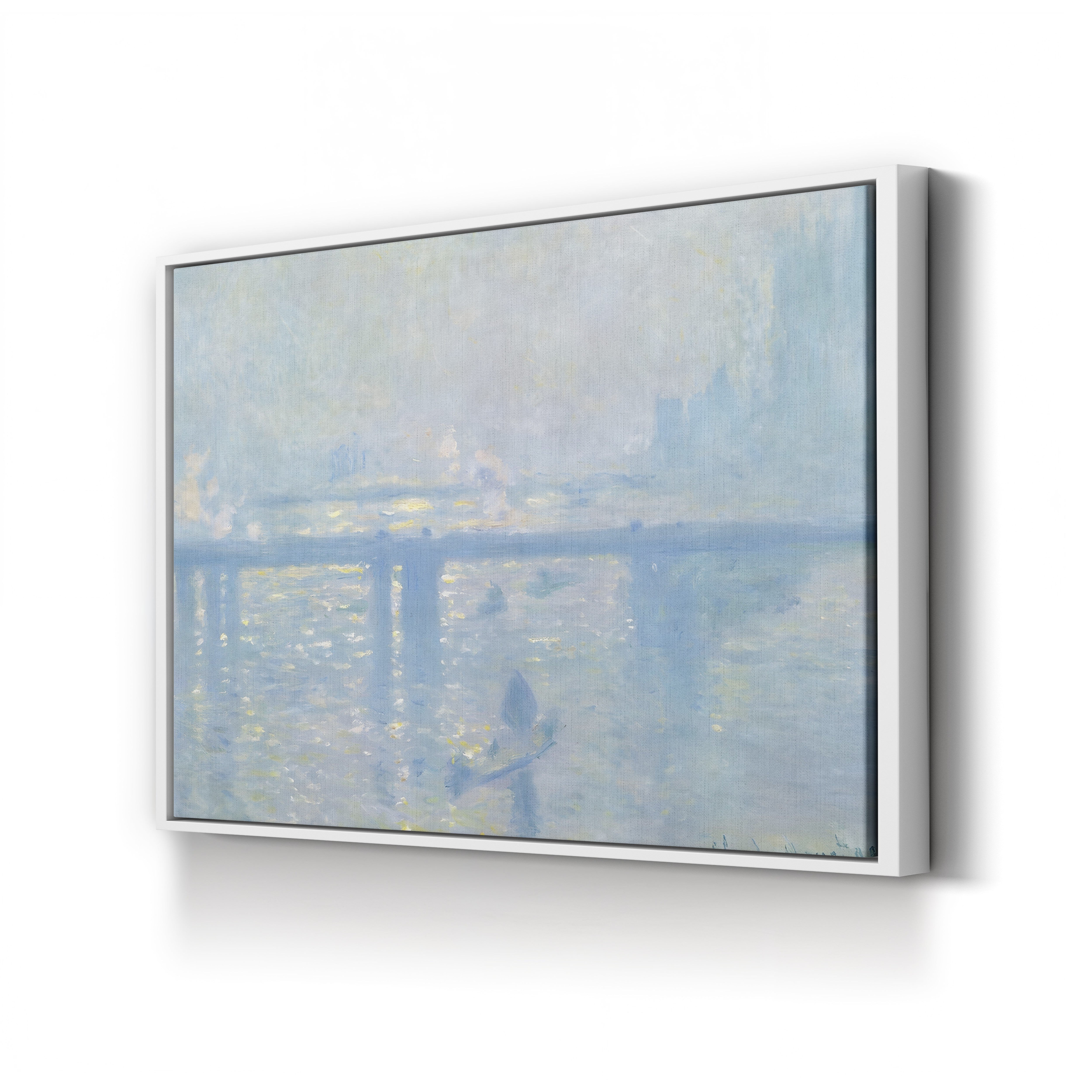 Charing Cross Bridge, London – Claude Monet Wall Art | Impressionist Thames Series Canvas Print