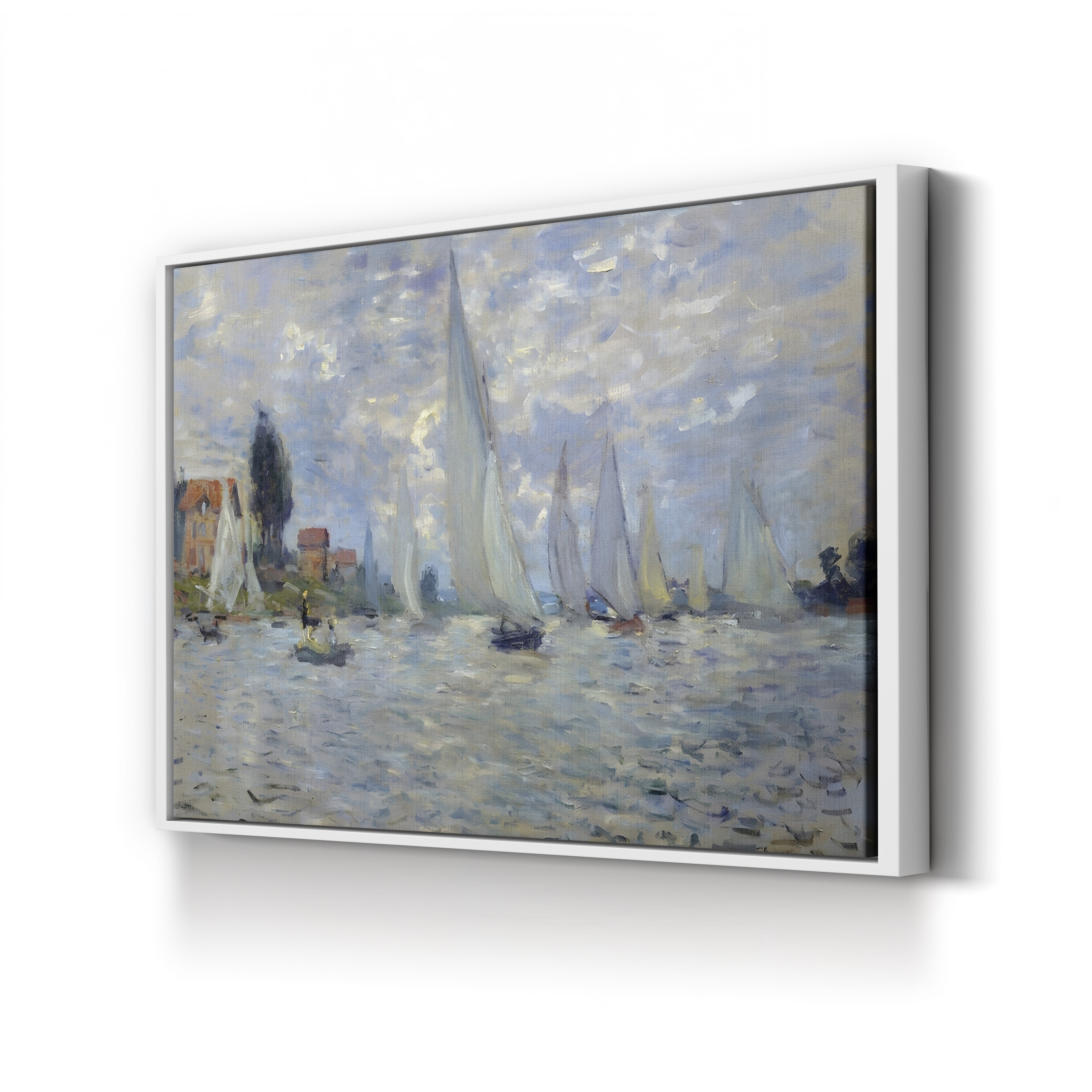 The Boats, Regatta at Argenteuil (Les Barques, régates à Argenteuil), 1874 by Claude Monet